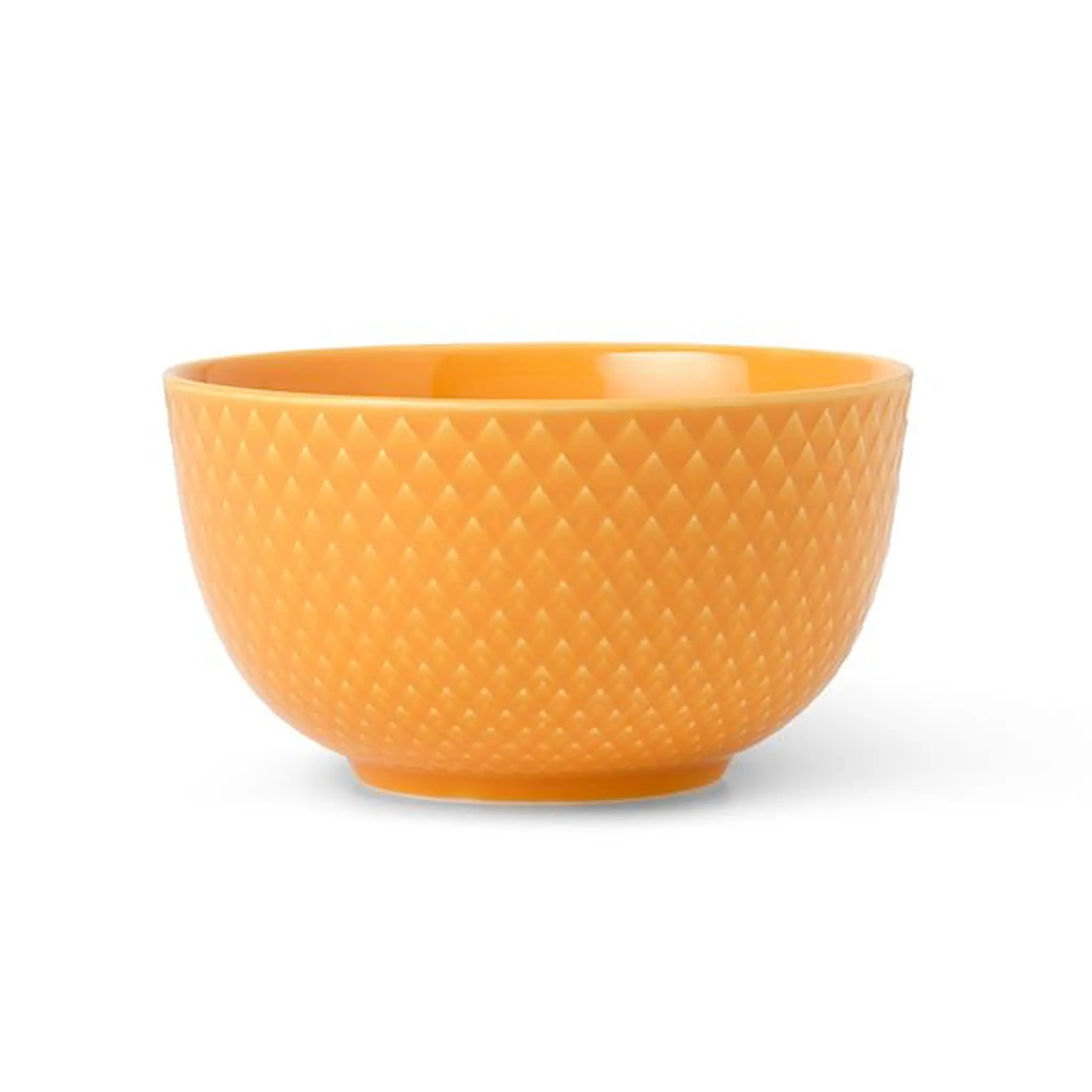 Lyngby Porcelæn Rhombe Color Skål 11 cm Gul