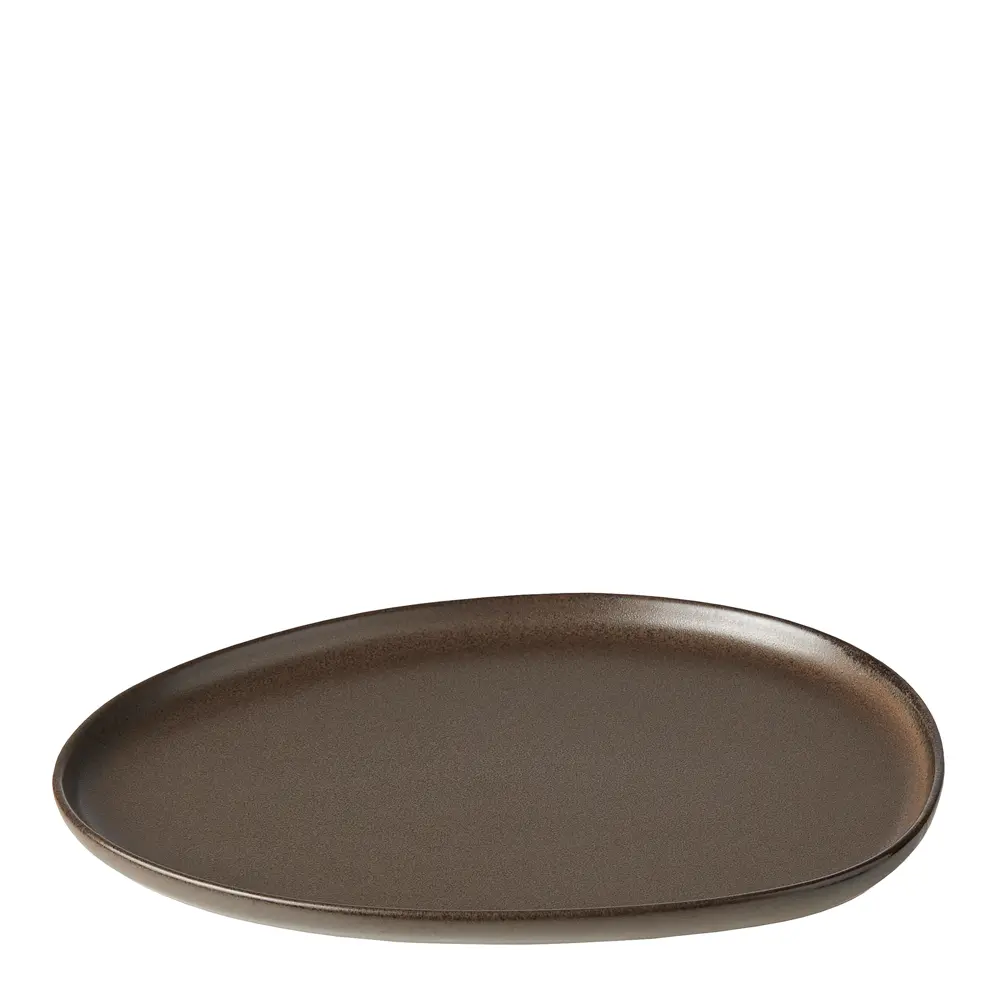 RAW Organic Lautanen 24x21 cm Metallic Brown