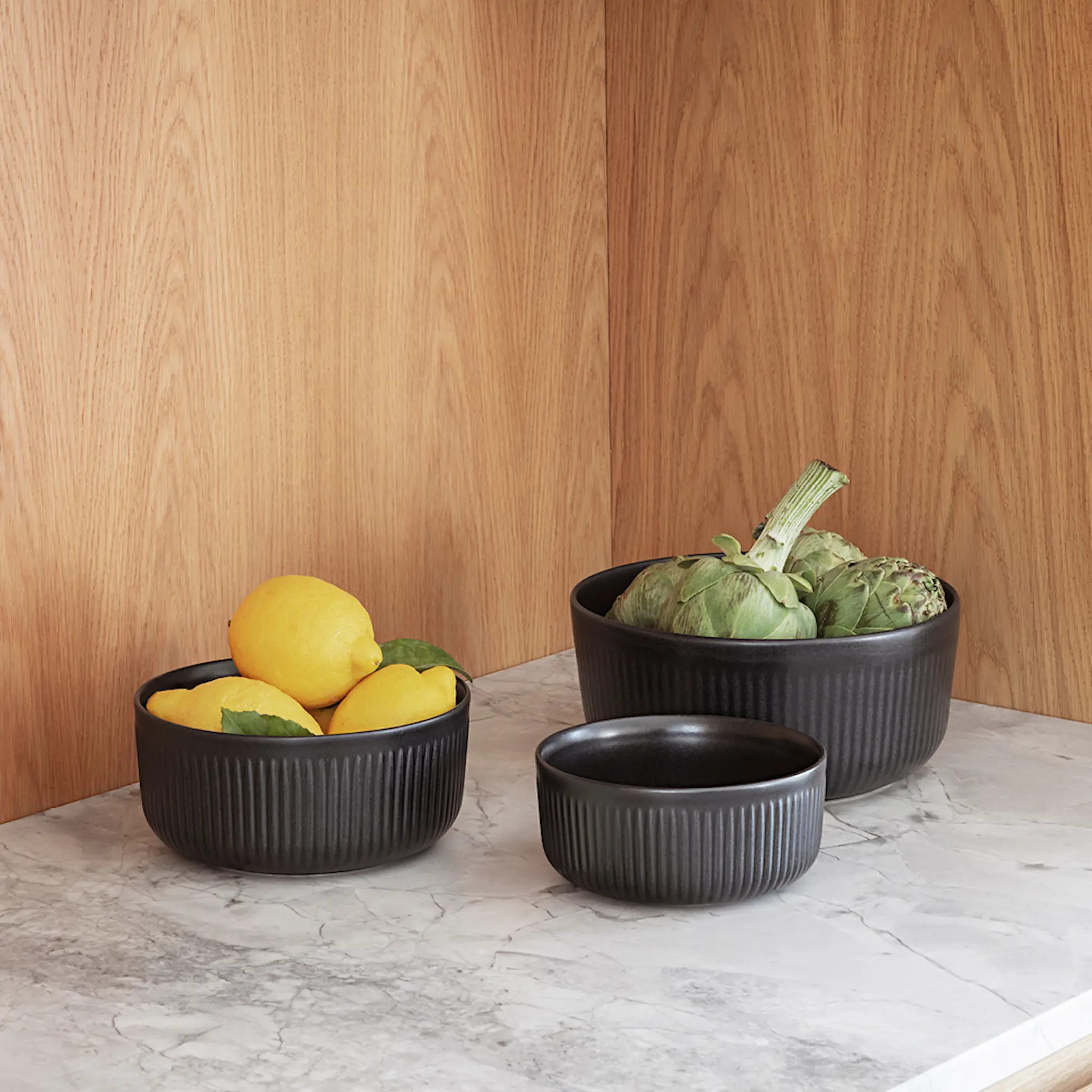 Eva Trio Legio Nova skål 2,1 L 20 cm svart