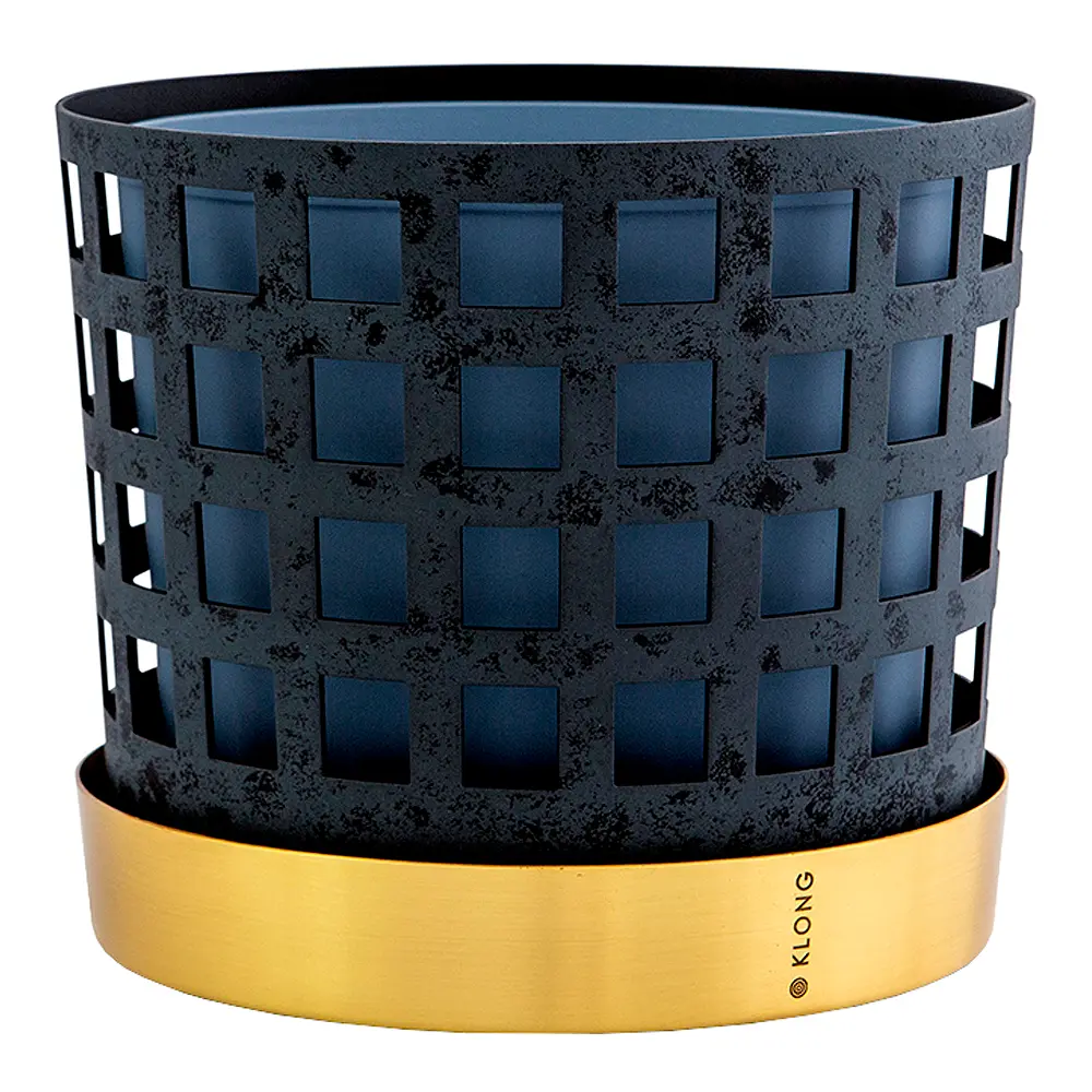 Trio Square Kukkaruukku 18 cm Sininen