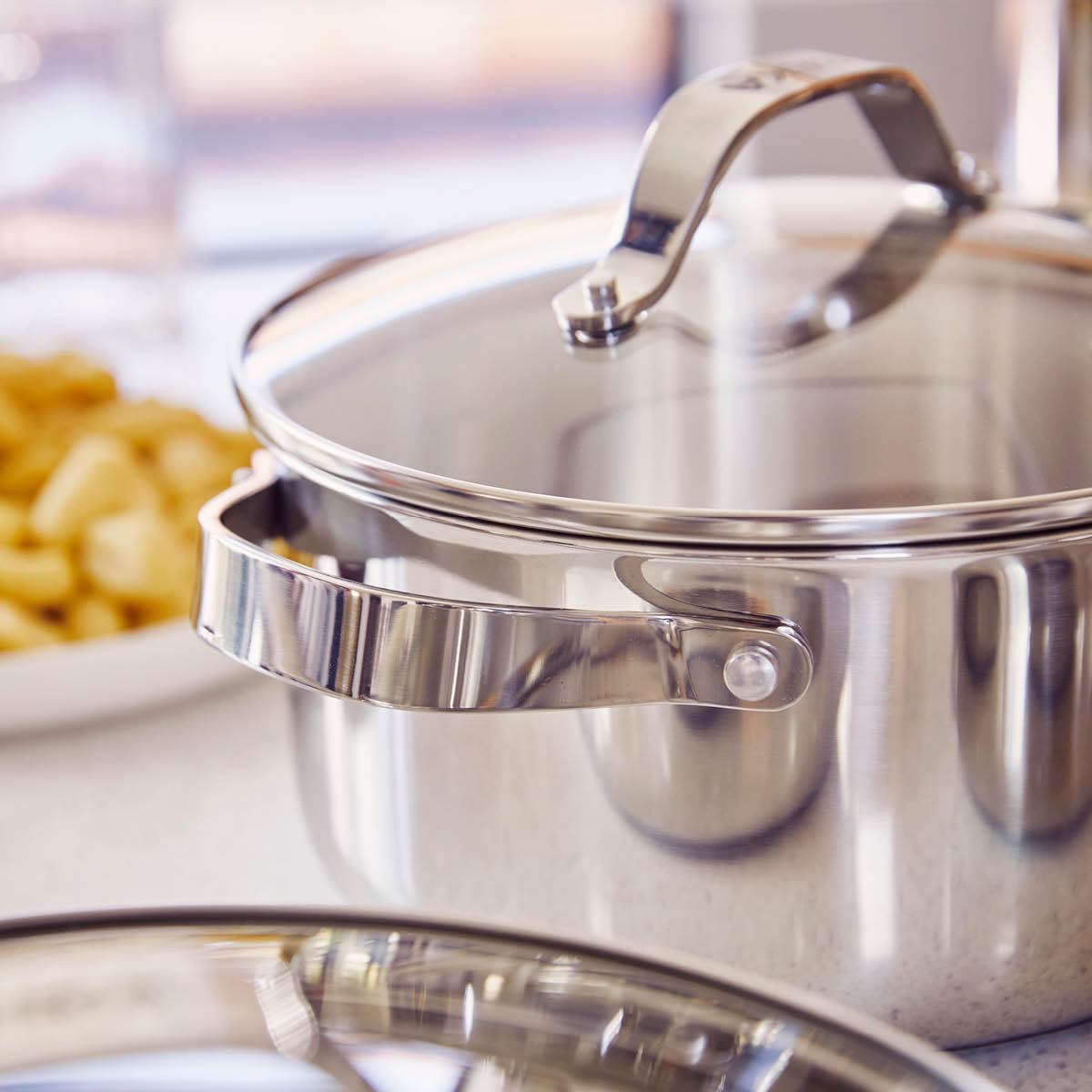 Beka Cicla gryta med lock 5,2 L 24 cm stål