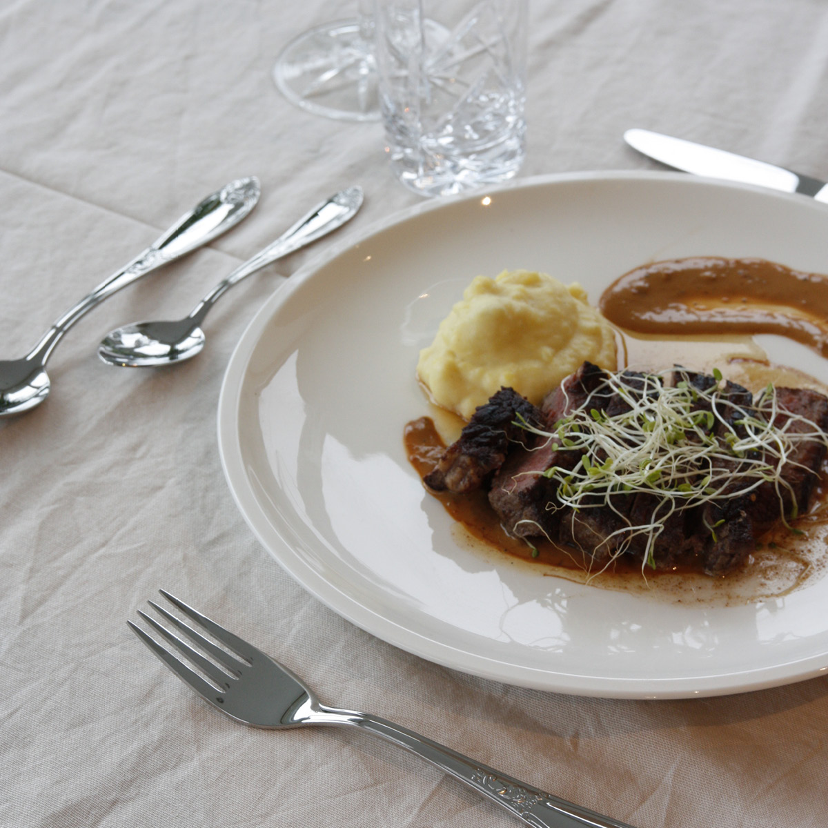 Hardanger bestikk Nina teskje 12,6 cm