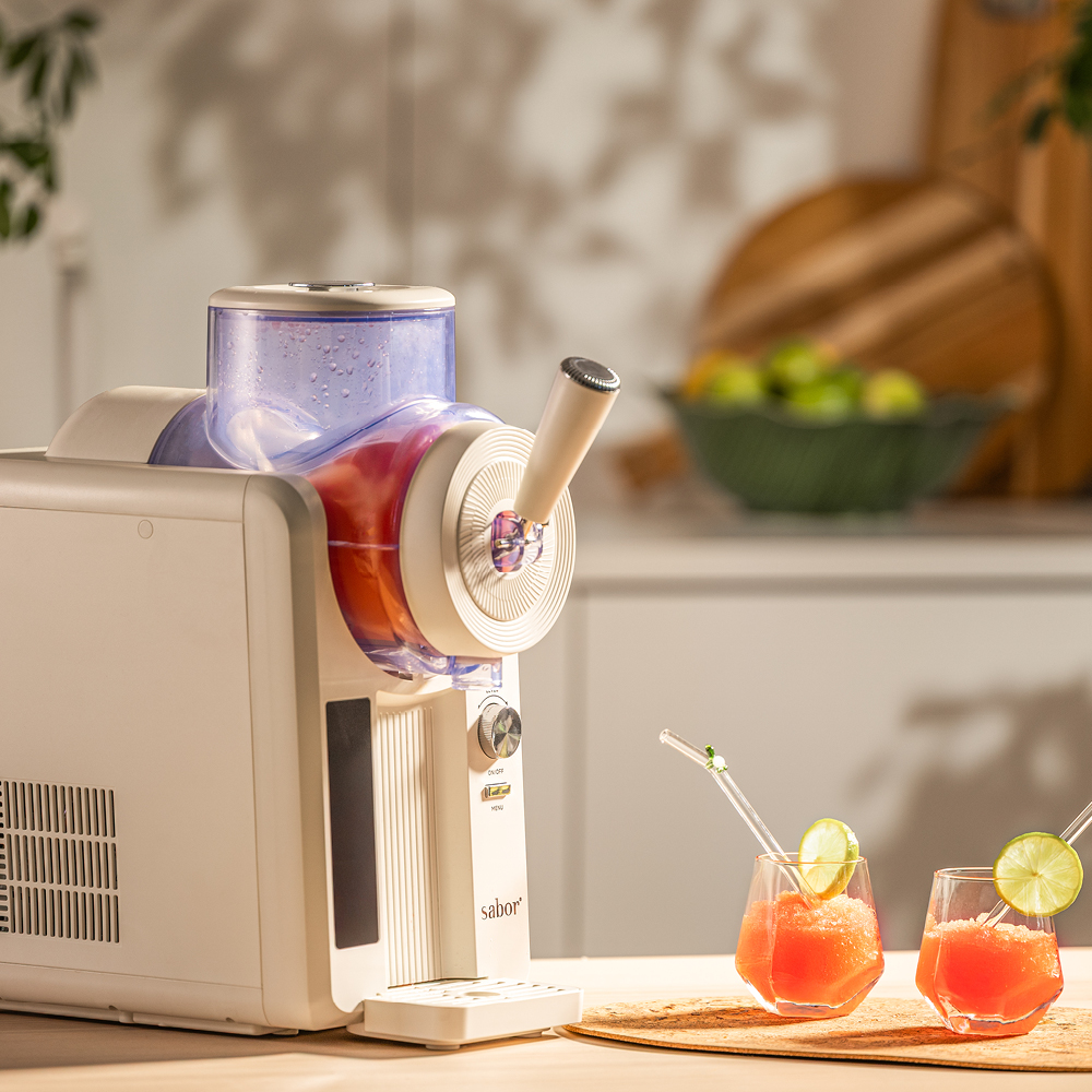 Sabor IceCraft slush- og softismaskin 1,2L krem