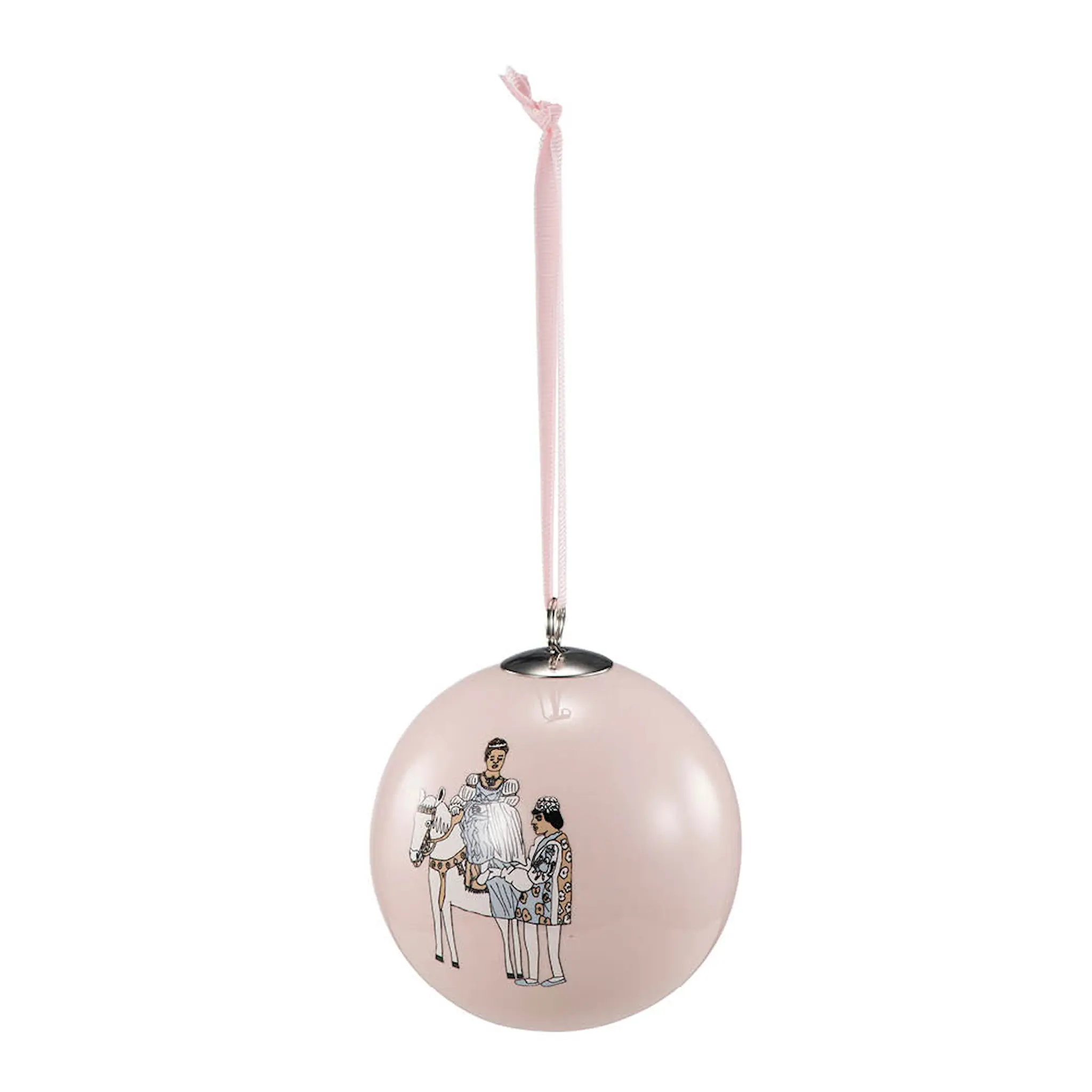 Modern House Anette Moi joulupallo 8 cm Askepott vaaleanpunainen