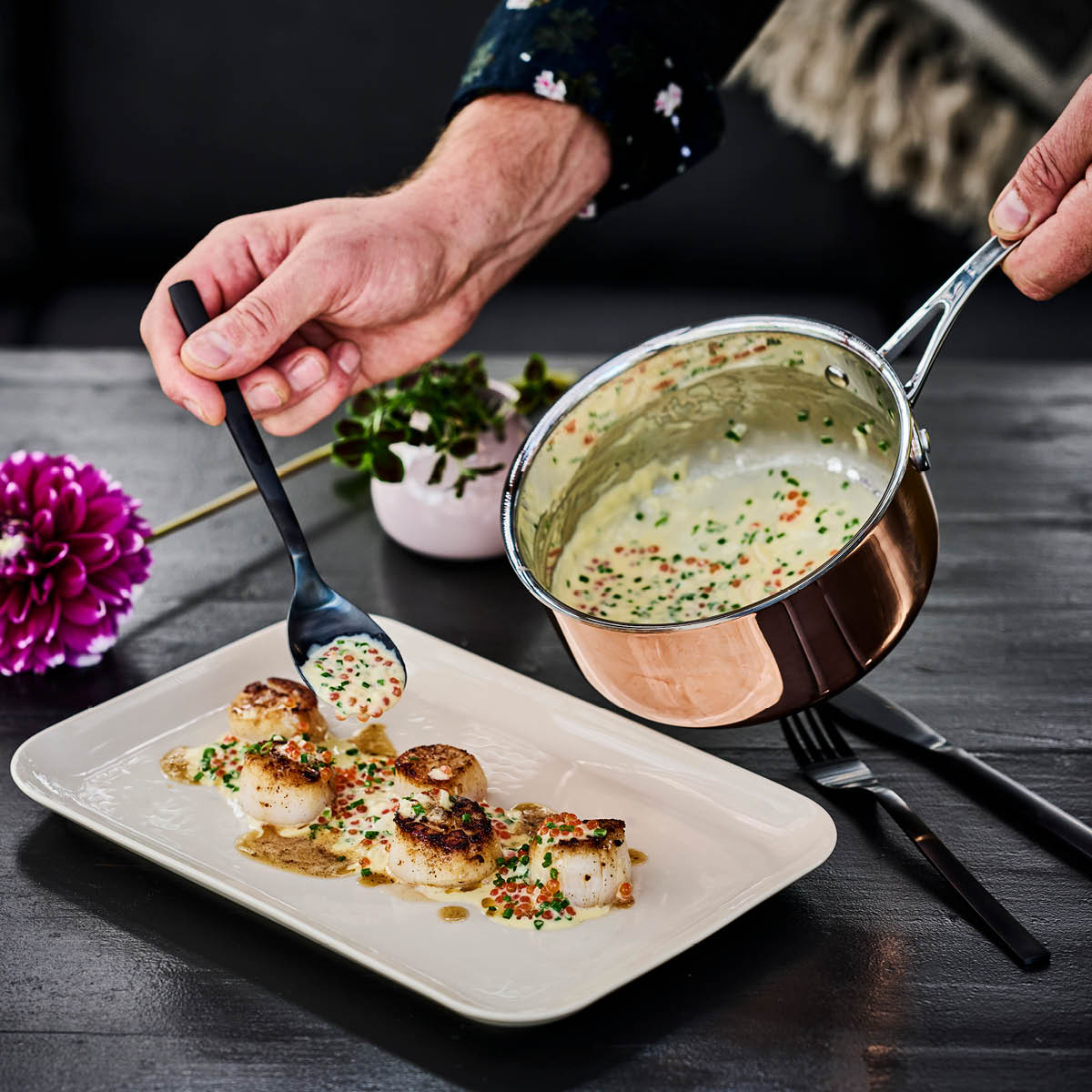 Sabor Copper kasserolle 1,5L