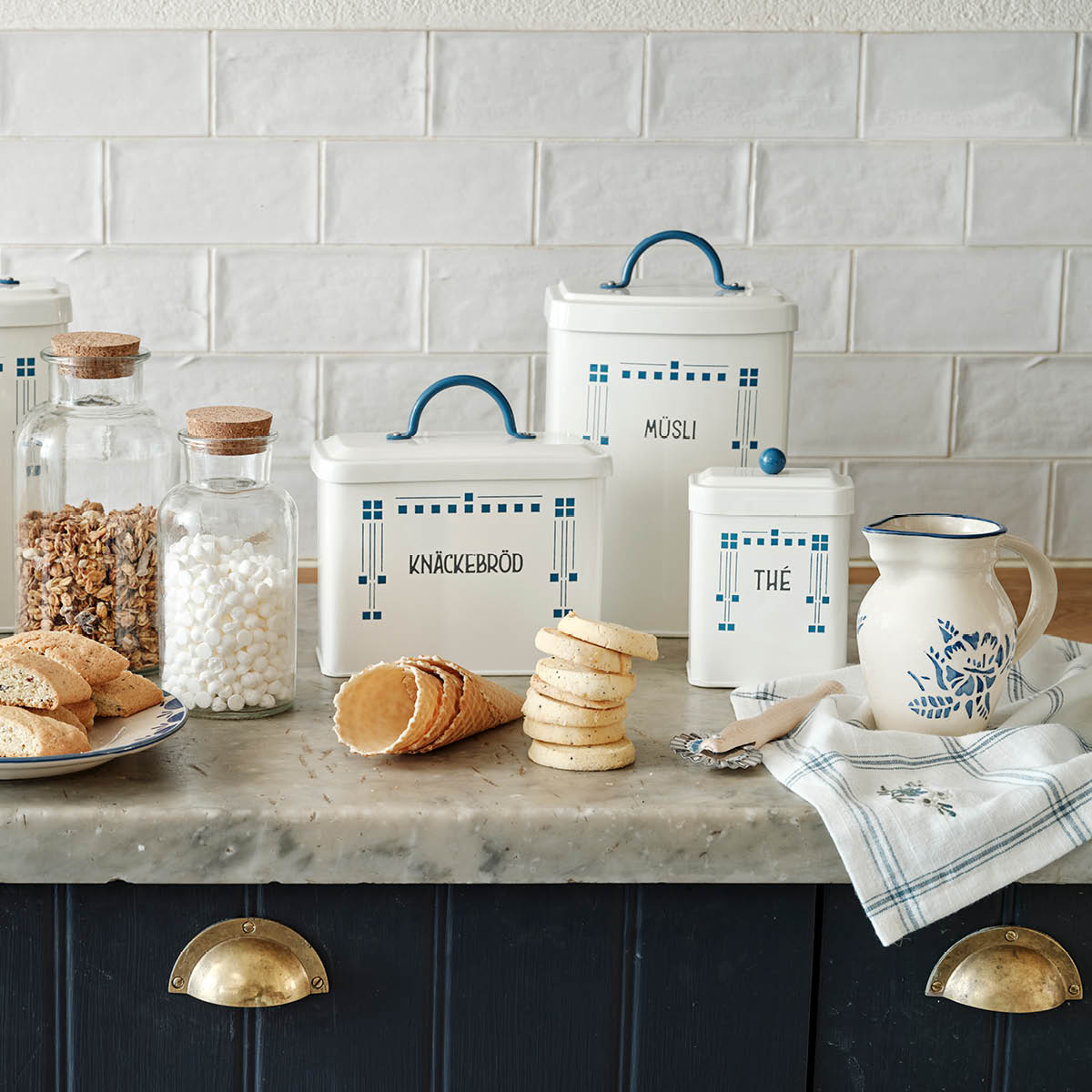 Strömshaga Marion Kannu 30 cl Kukka Sininen