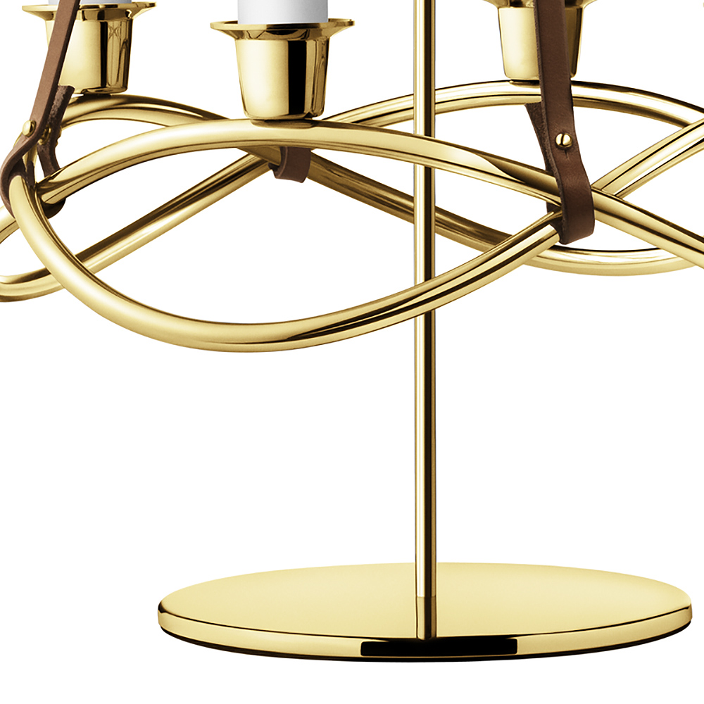 Georg Jensen Season Förlängning för Ljusstake Guldpläterat stål