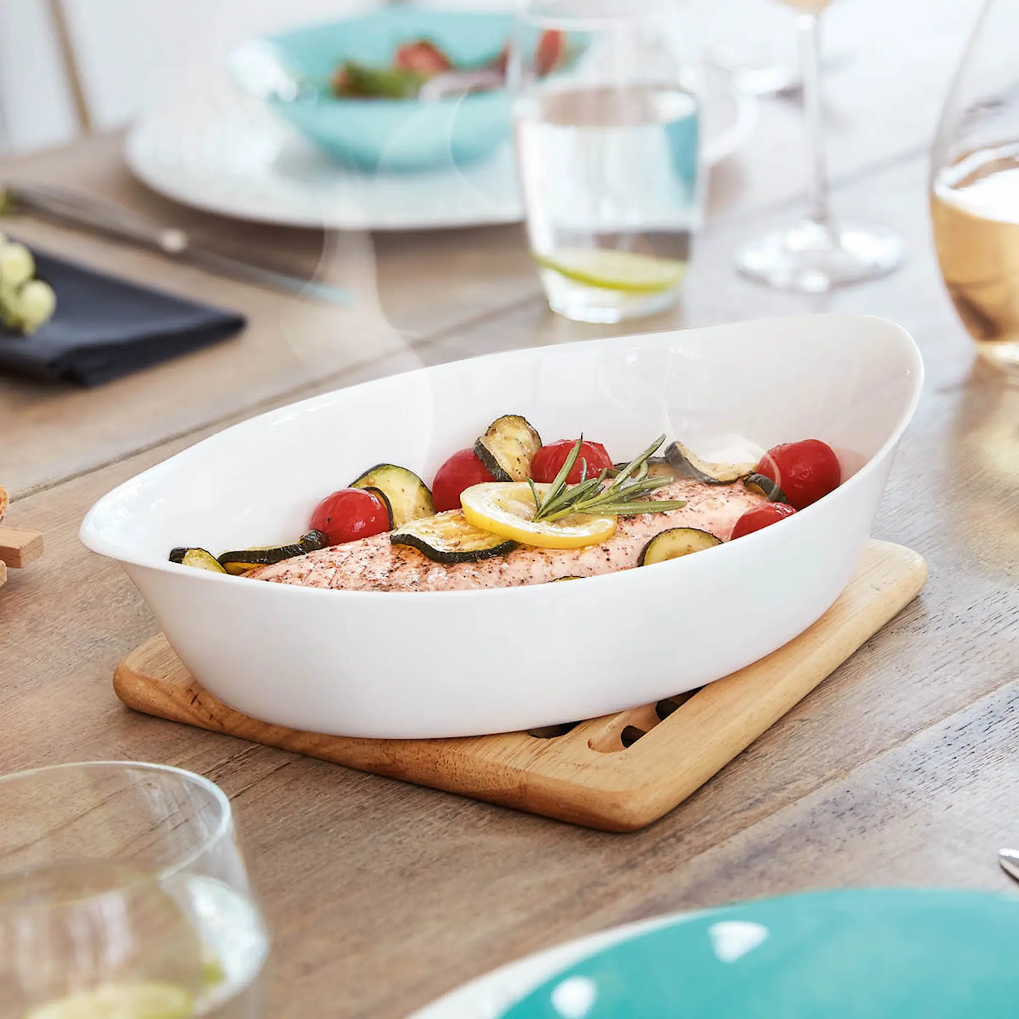 Luminarc Smart Cuisine Carine ovnsform 39x23 cm hvit