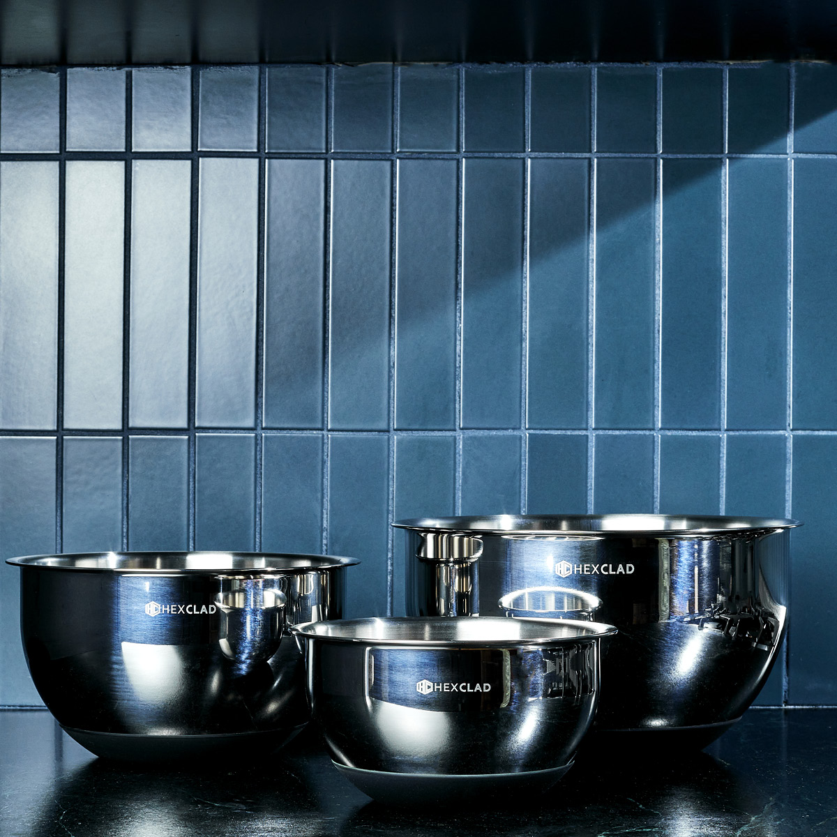 Hexclad Hexclad Kulho kannella 3 osaa Teräs