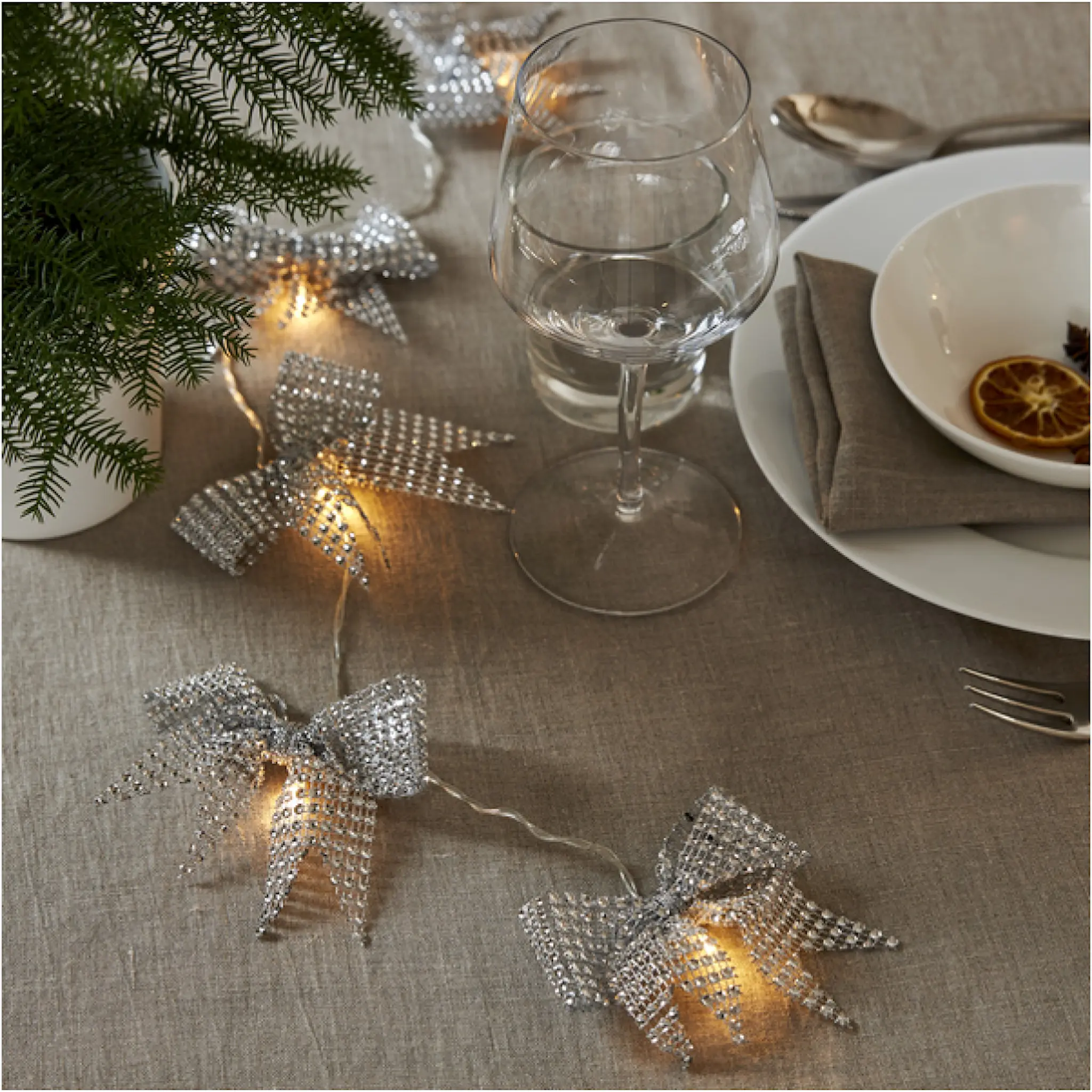 Star Trading Bowie valosarja 729-64 225 cm hopea