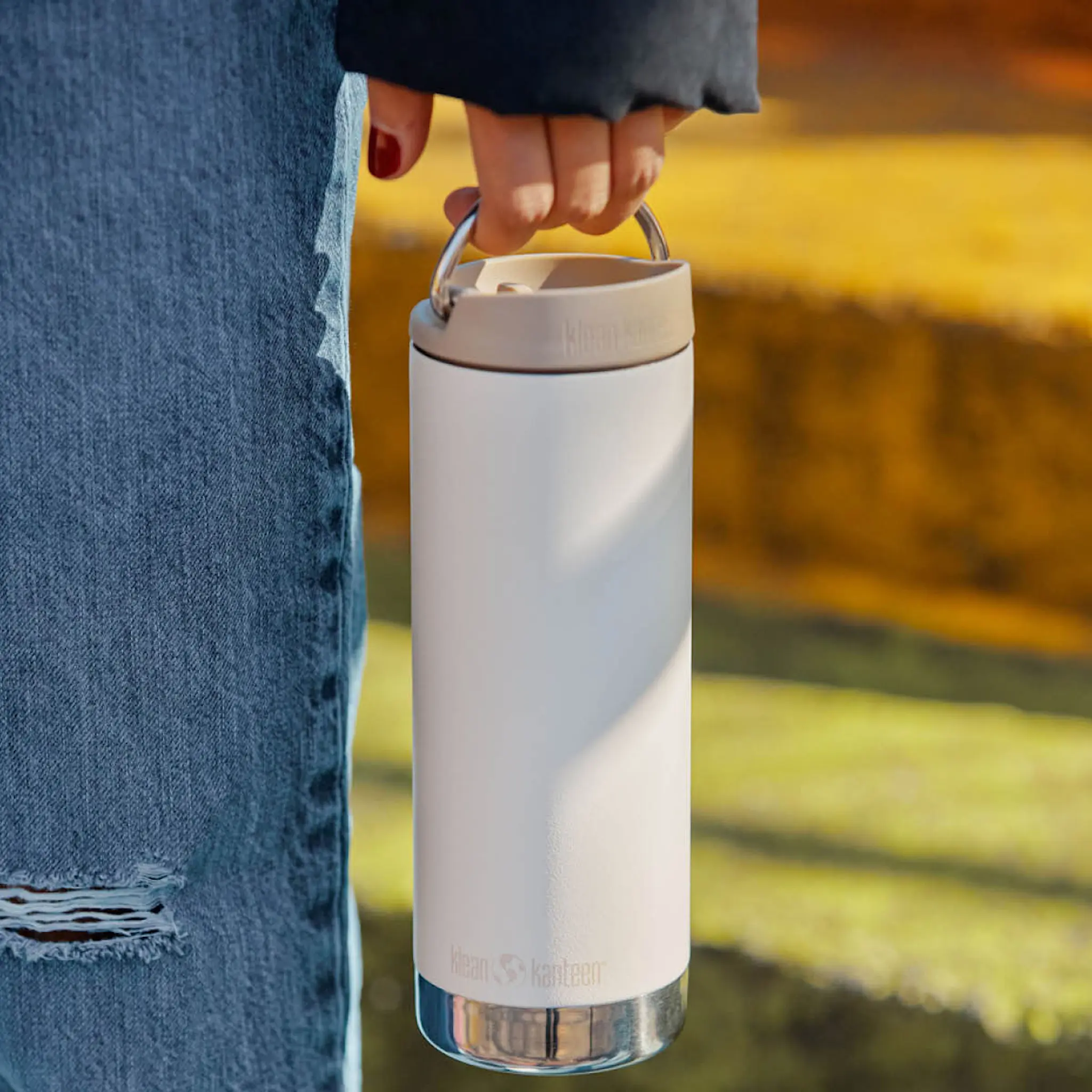 Klean Kanteen TKWide termosmugg 47 cl med cafélock Tofu