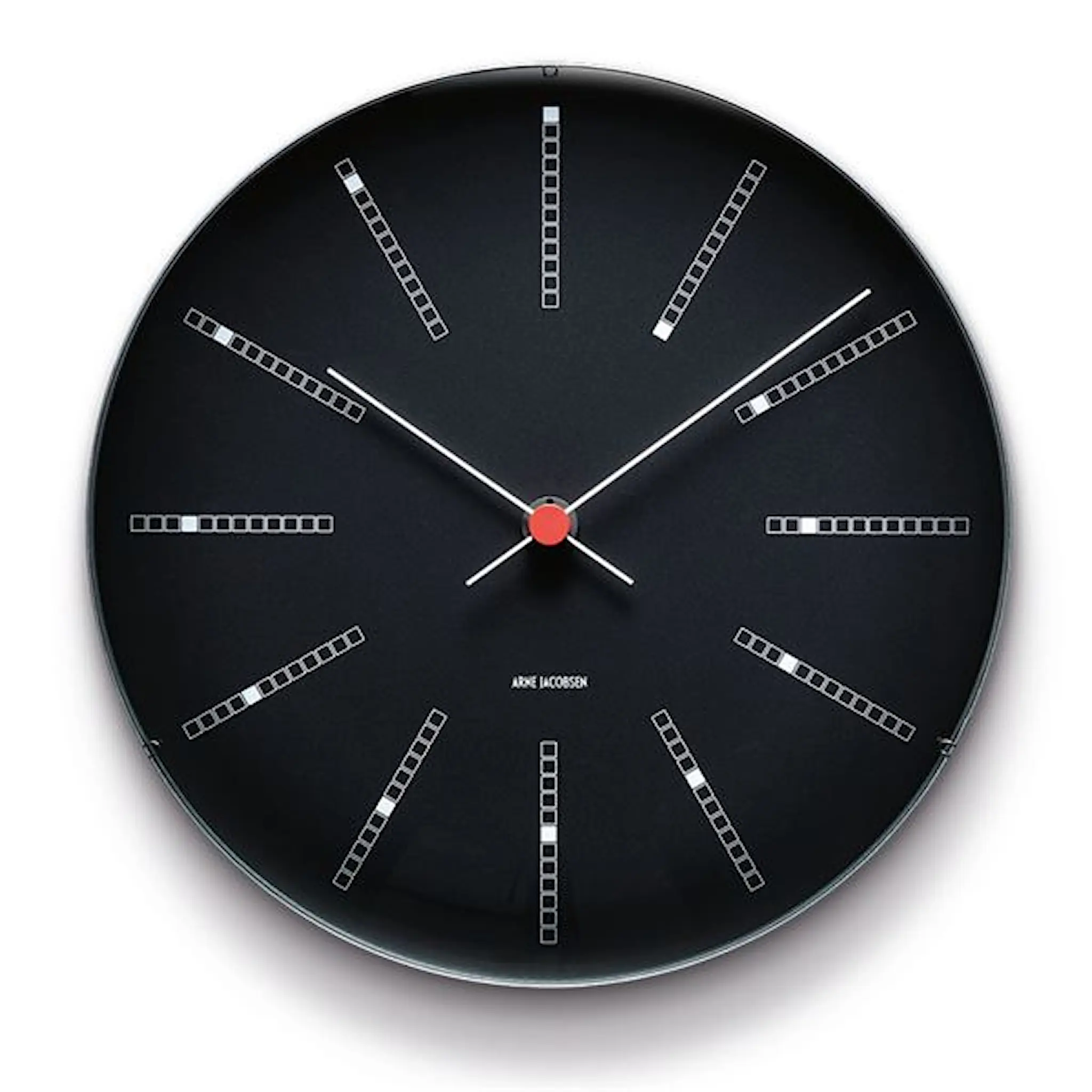 Arne Jacobsen Bankers Väggur 29 cm Svart