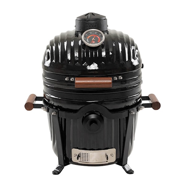 Kamado Grill Icon Junior kolgrill svart
