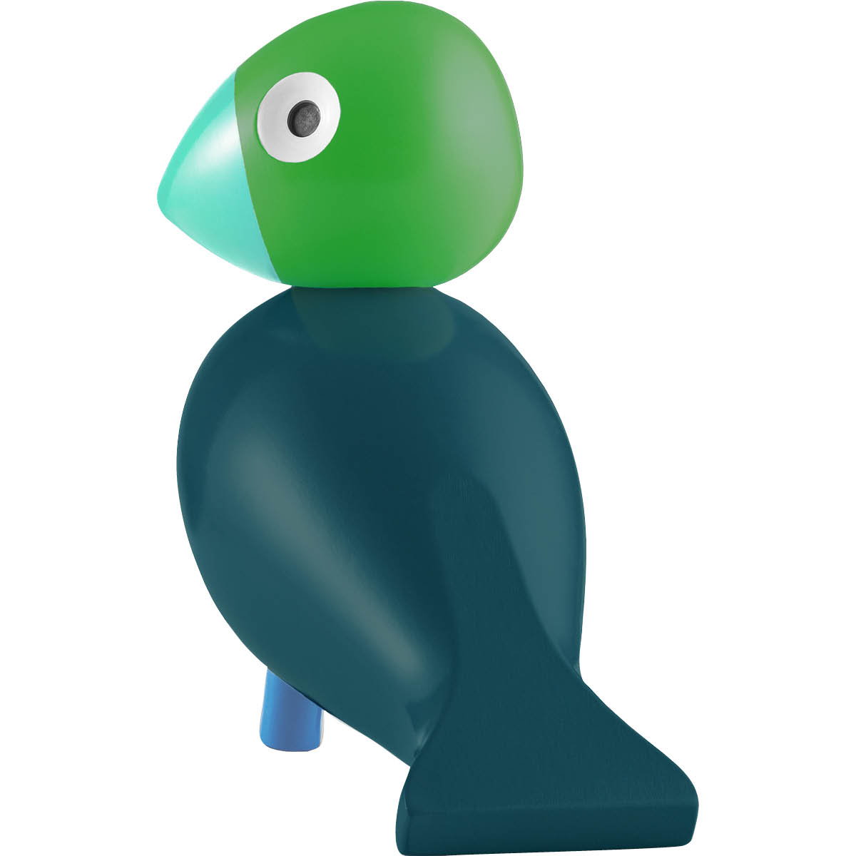 Kay Bojesen Denmark Year Bird 2026 Puulintu 12,5 cm Tummanvihreä