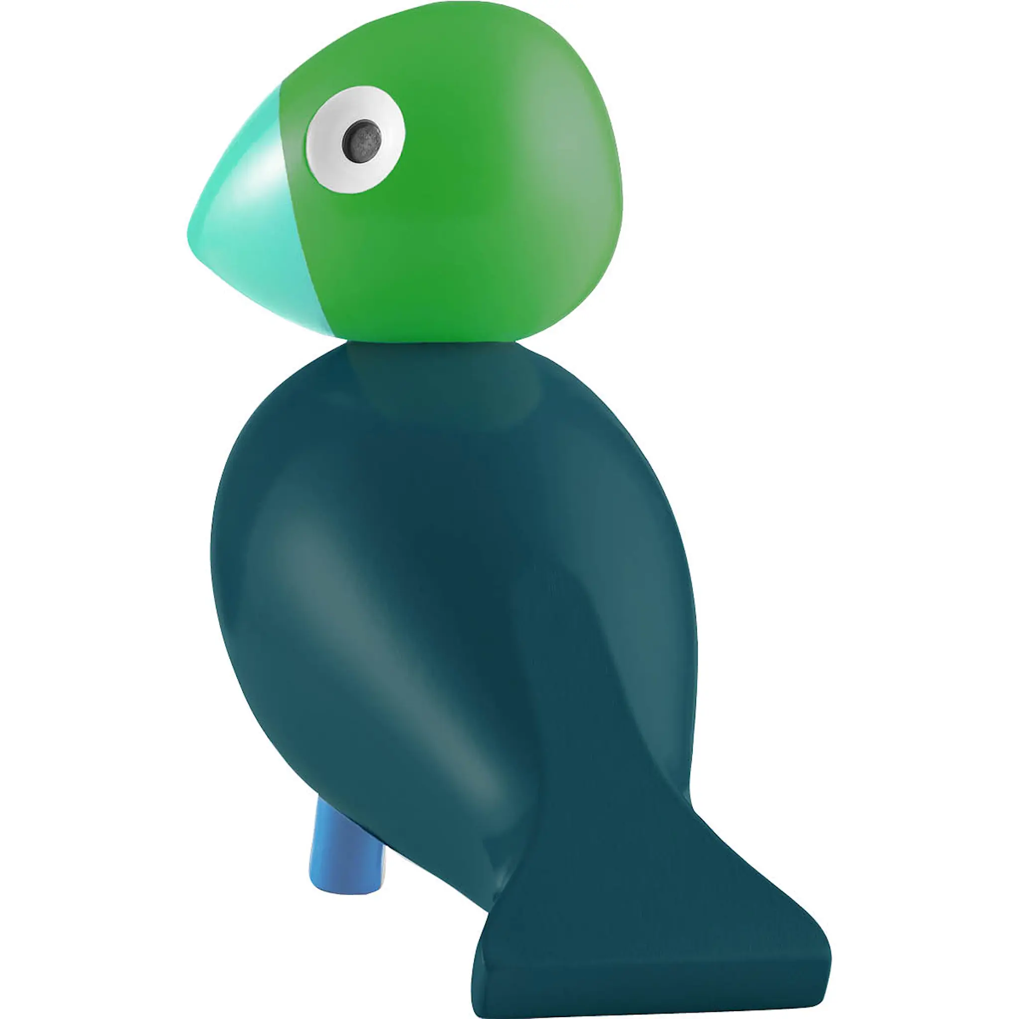 Kay Bojesen Denmark Year Bird 2026 Puulintu 12,5 cm Tummanvihreä