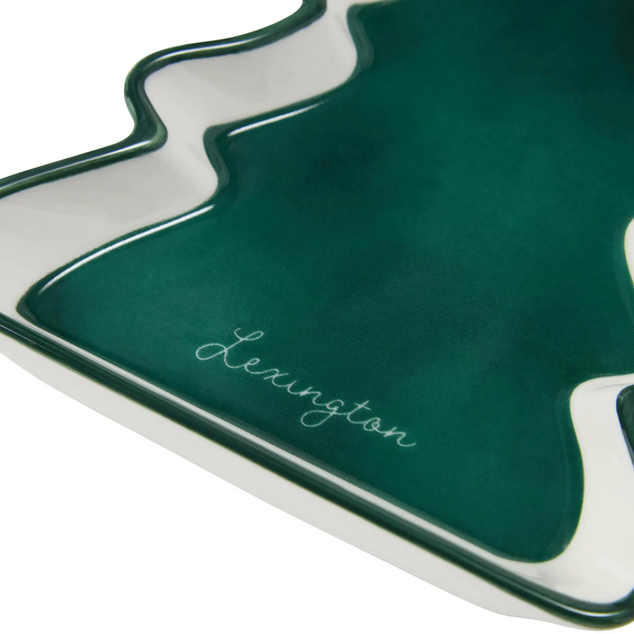 Lexington Tree Tarjoiluastia 13x16 cm Vihreä/Valkoinen