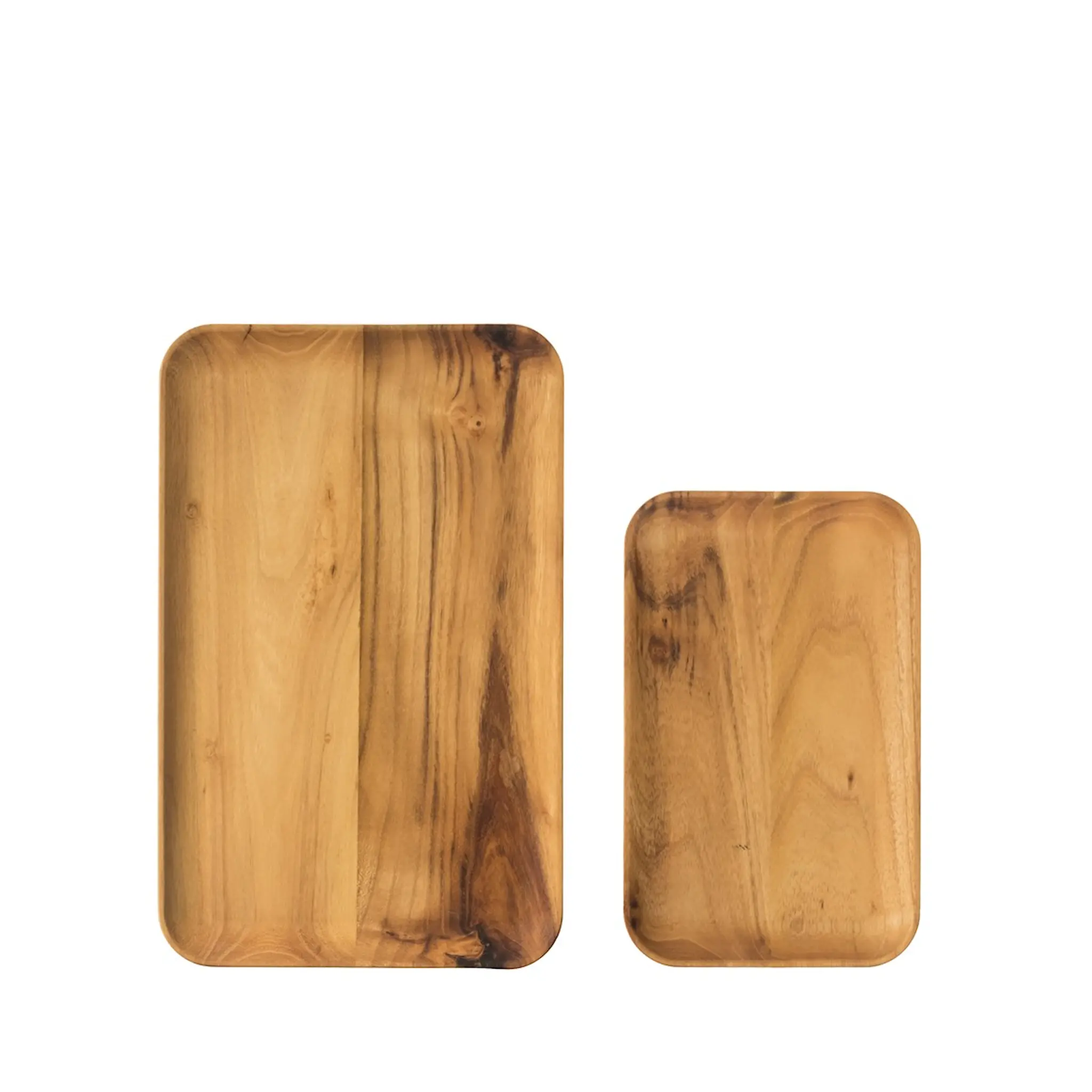 Aida Raw Tallrik Rektangulär 23,7x14,9 cm Teak