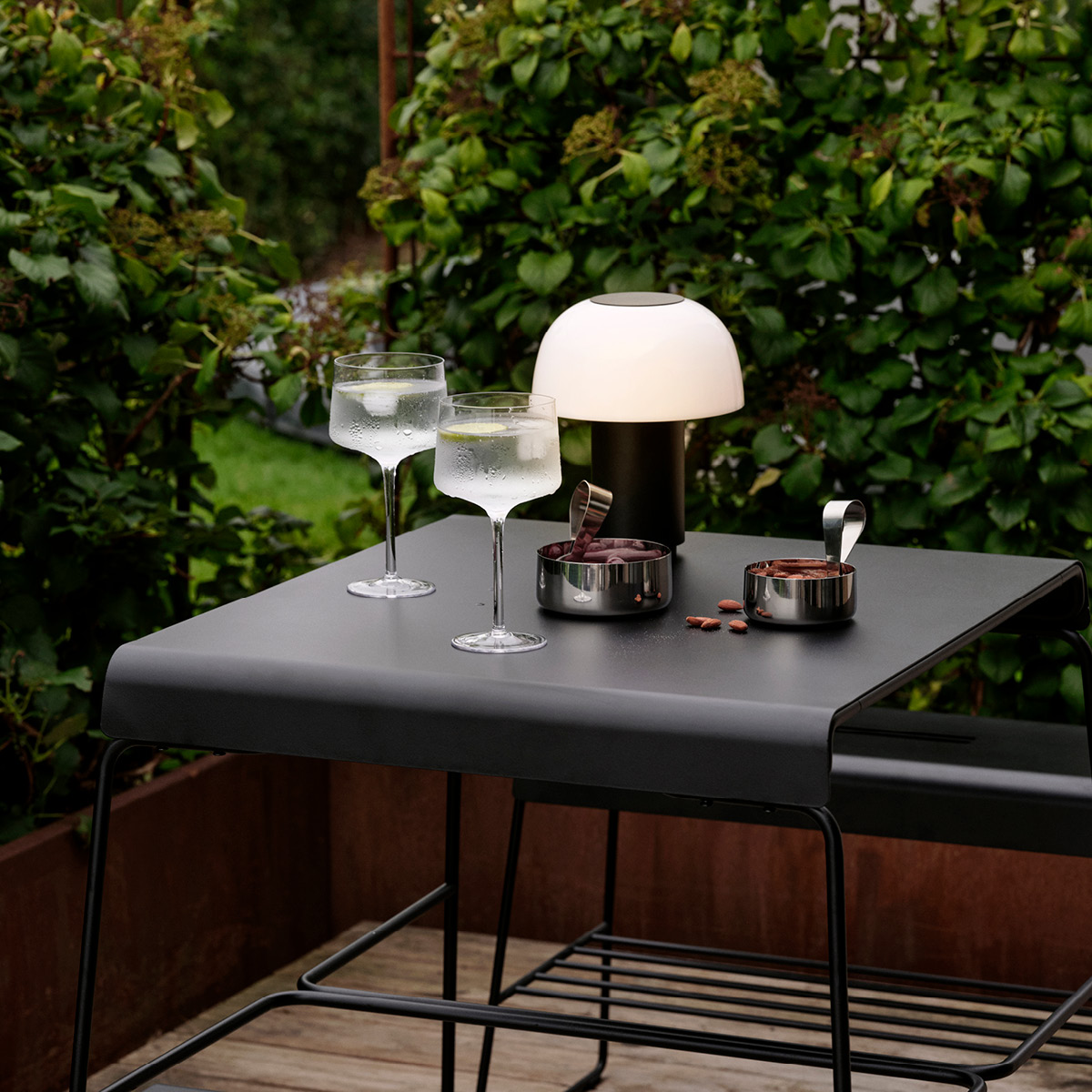 Zone Harvest Moon lampe 22 cm black