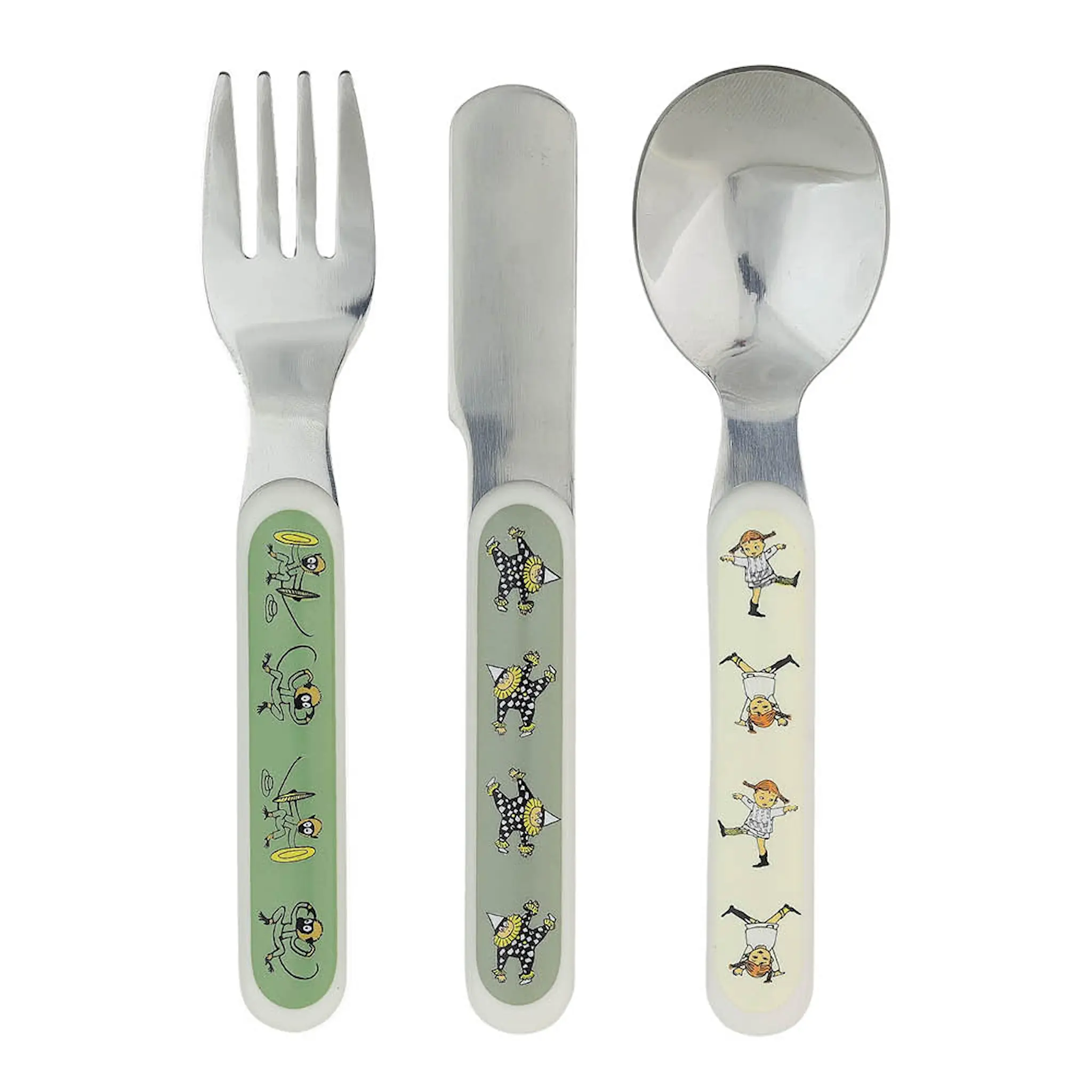 Rätt Start Peppi Pitkätossu Lasten aterimet  3 osaa