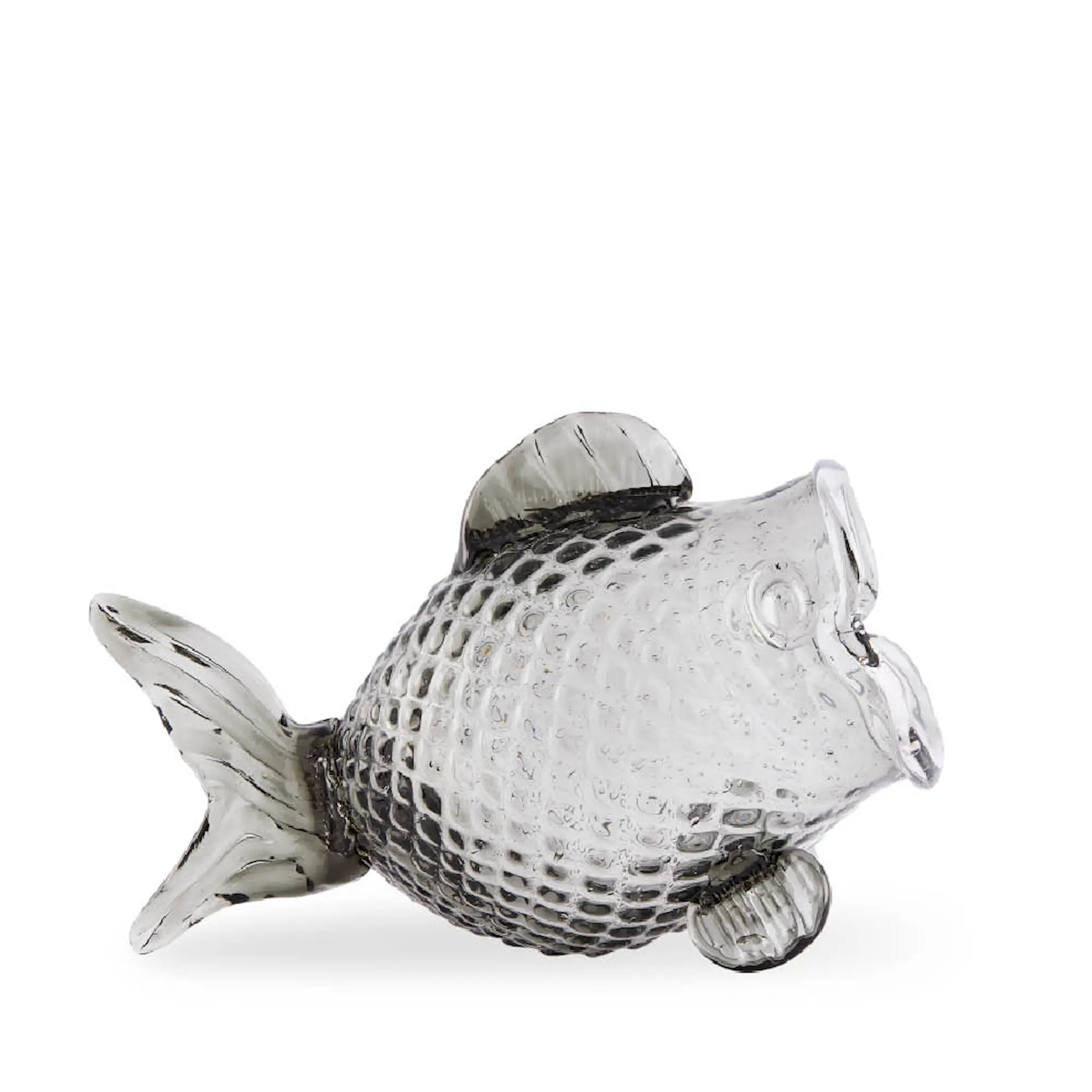 Pols Potten Fat Fish burk 38 cm mörkgrå