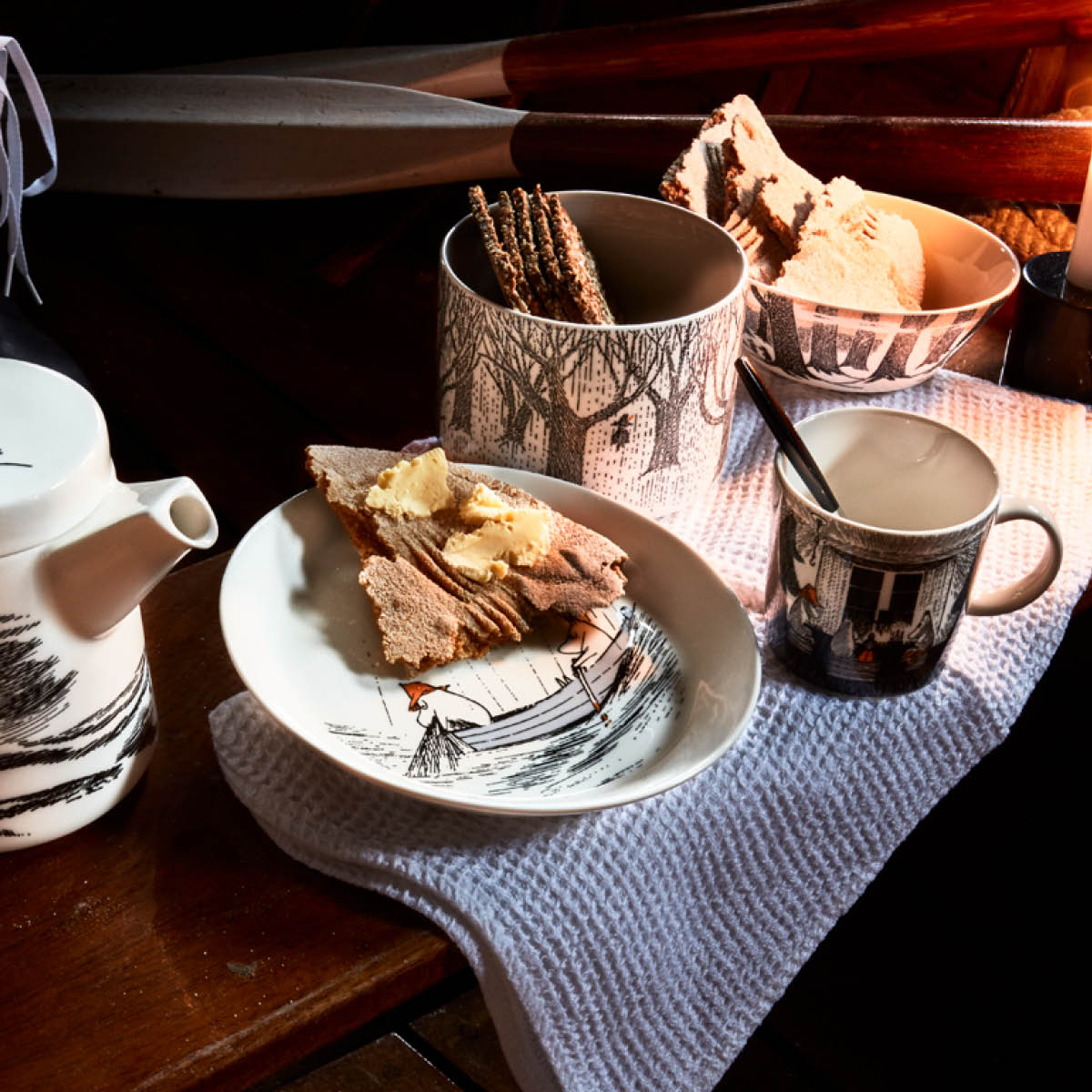 Moomin Arabia Asjett 19 cm Tro mot opprinnelsen