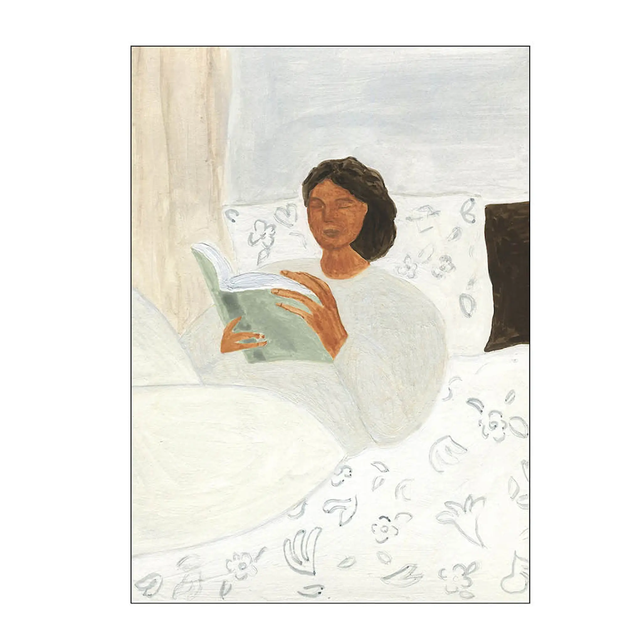 Poster & Frame The Poster Club x Isabelle Vandeplassche poster 50x70 cm morning read