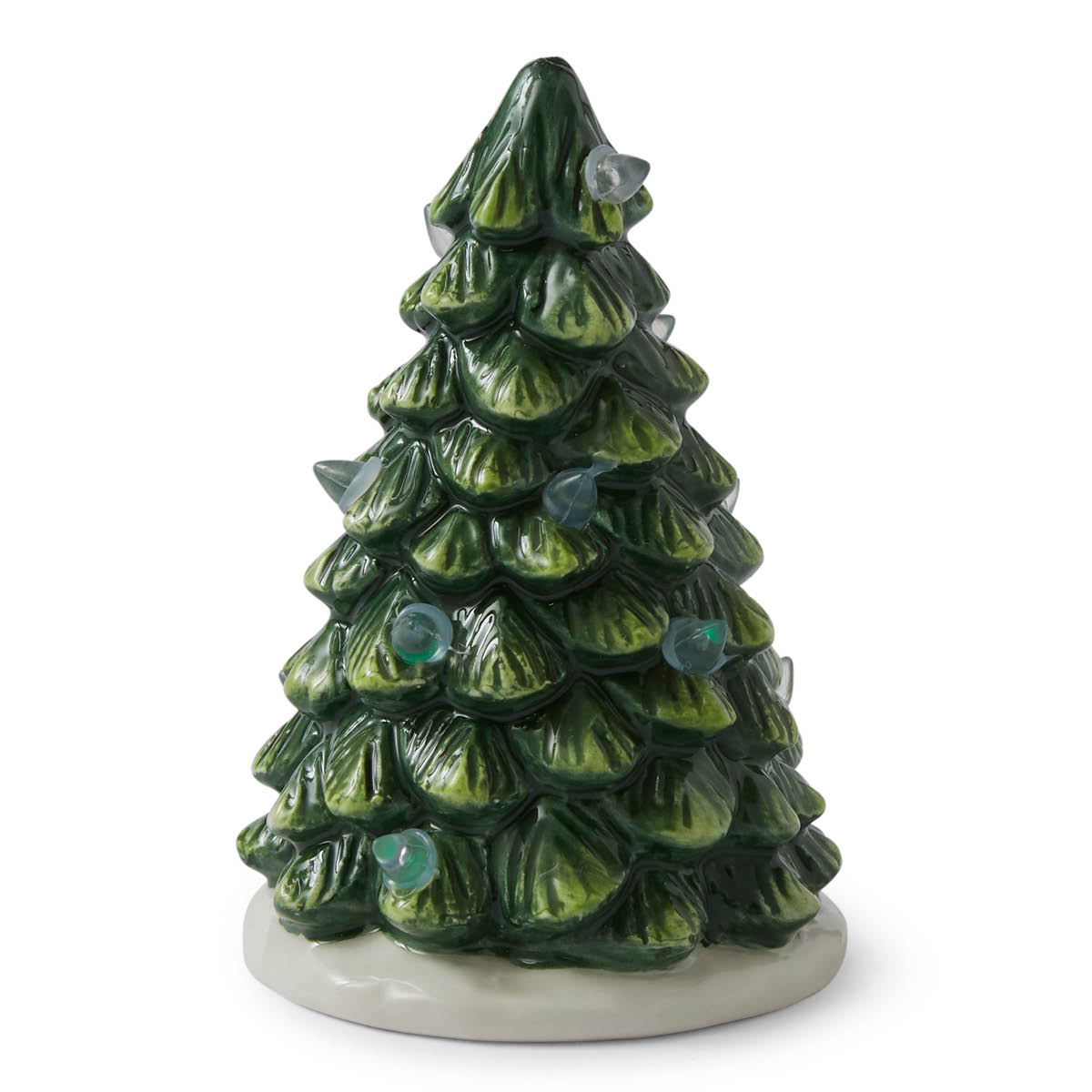 Spode Christmas Tree landsbydekor LED lykt 10x6,5 cm