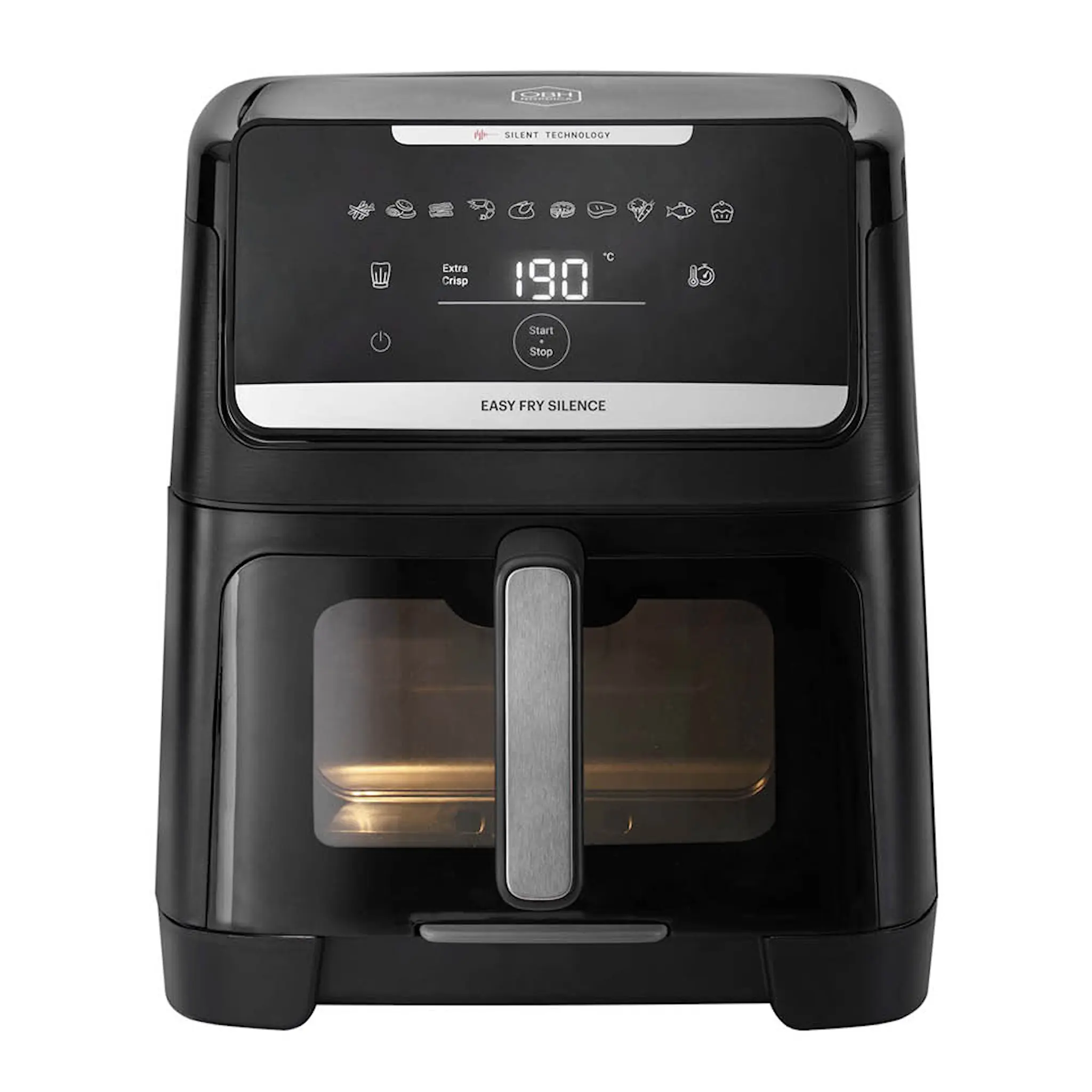 OBH Nordica Easy Fry Silence Vision airfryer 7 L svart