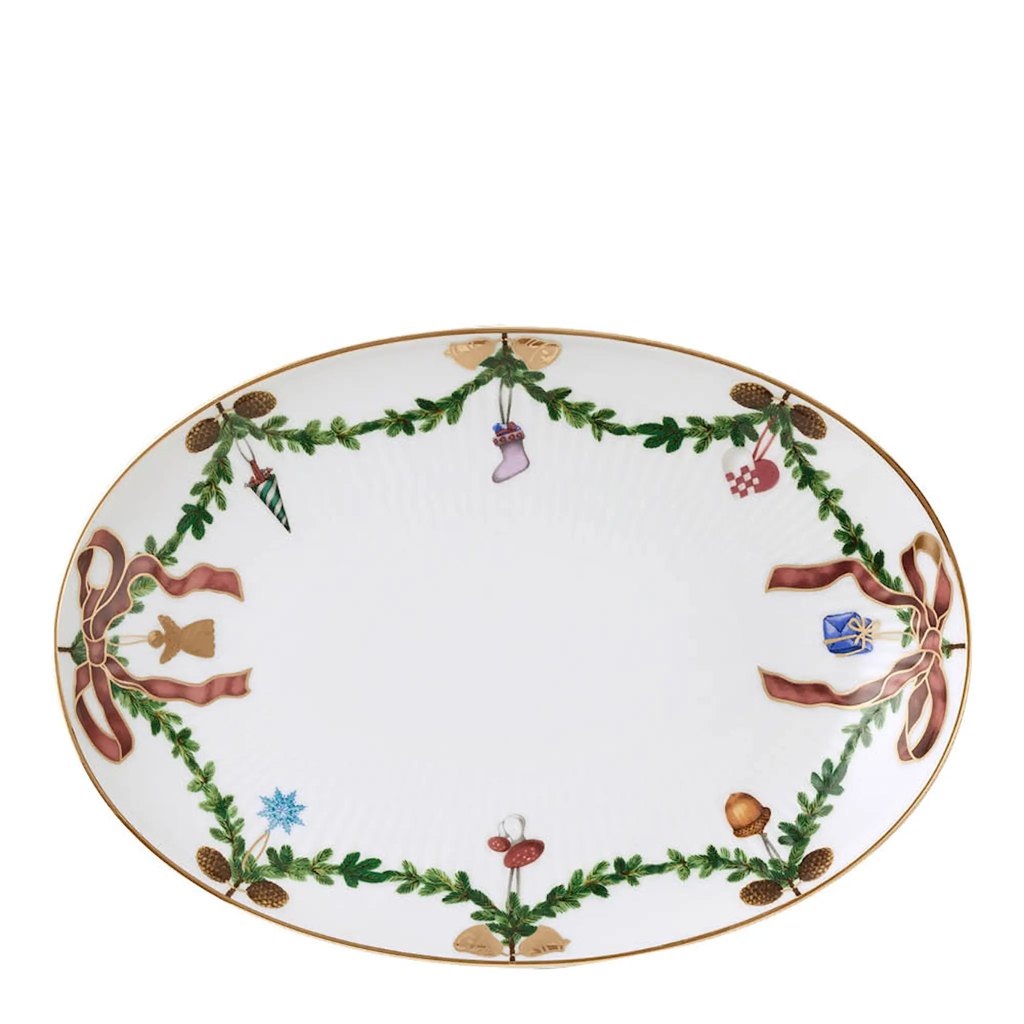 Royal Copenhagen Star Fluted Christmas pikkulautanen 21,5 cm
