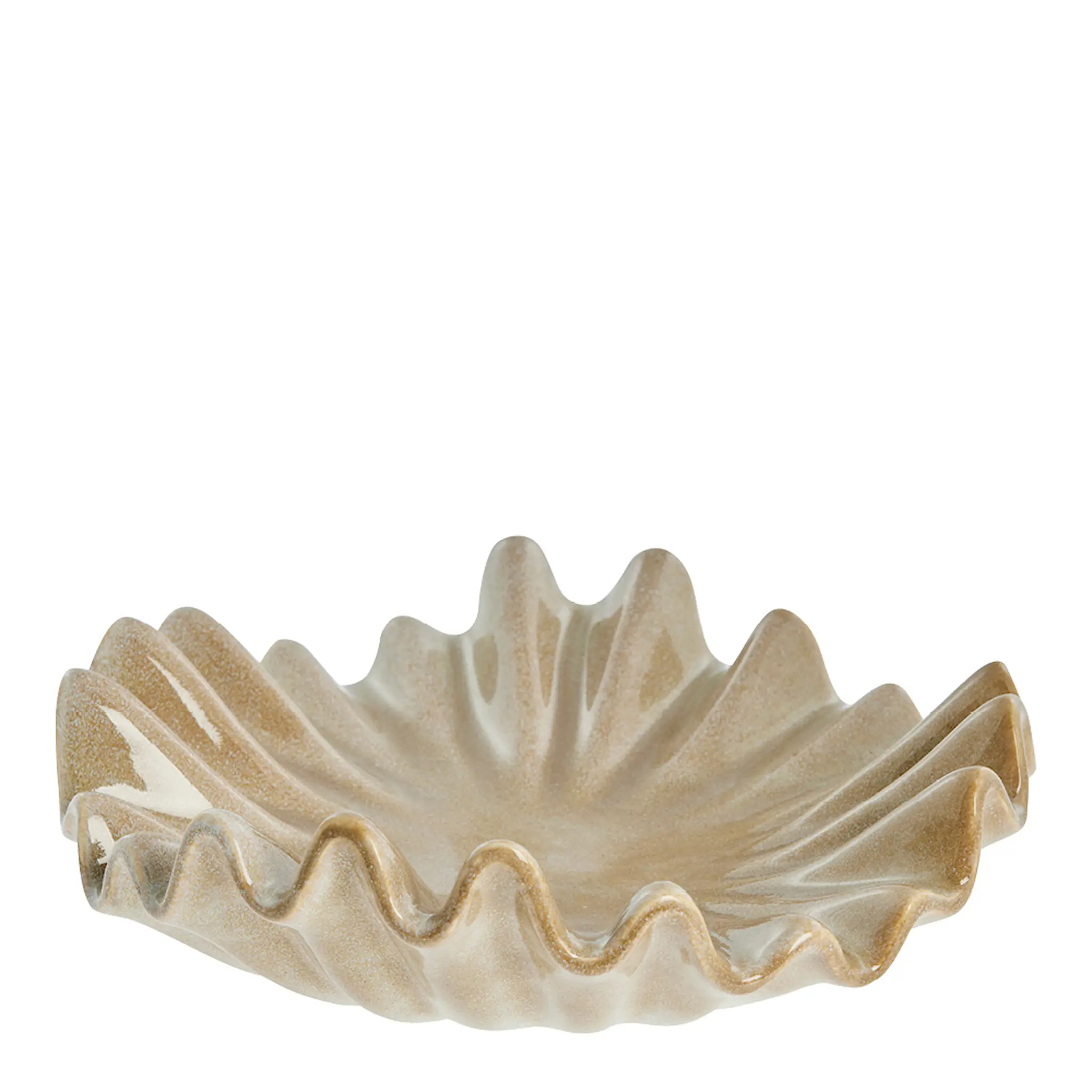 Lene Bjerre Viola skål 8,8x33,5 cm sand