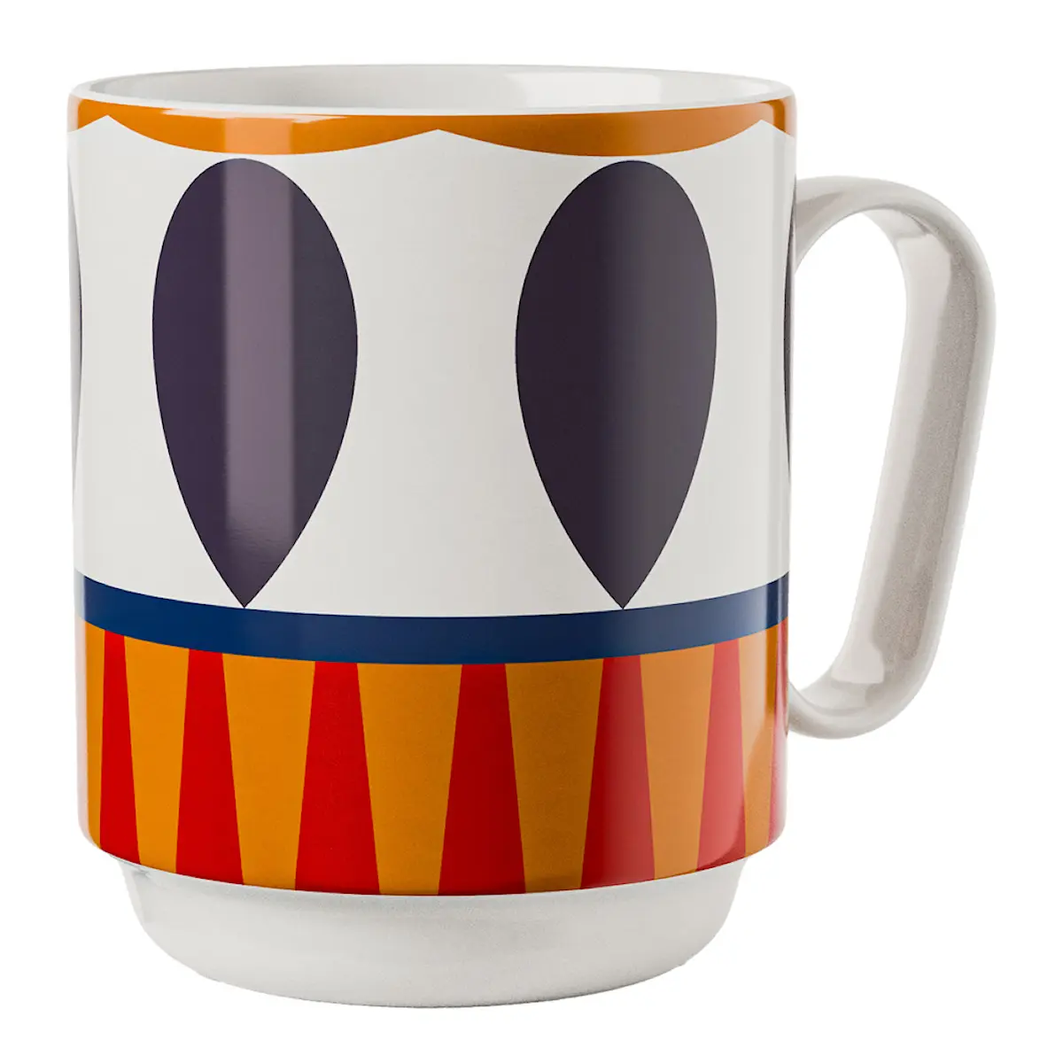 Design House Stockholm Lisa Larson Birds 1967 No.1 mugg 35 cl lila