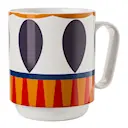 Lisa Larson Birds 1967 No.1 mugg 35 cl lila/gul
