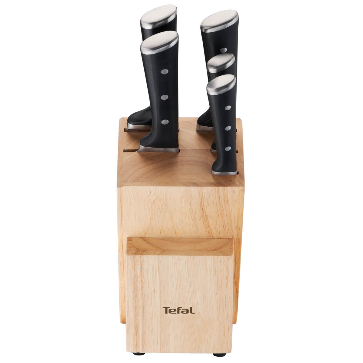 Tefal Ice Force Set Träblock M/5 Knivar