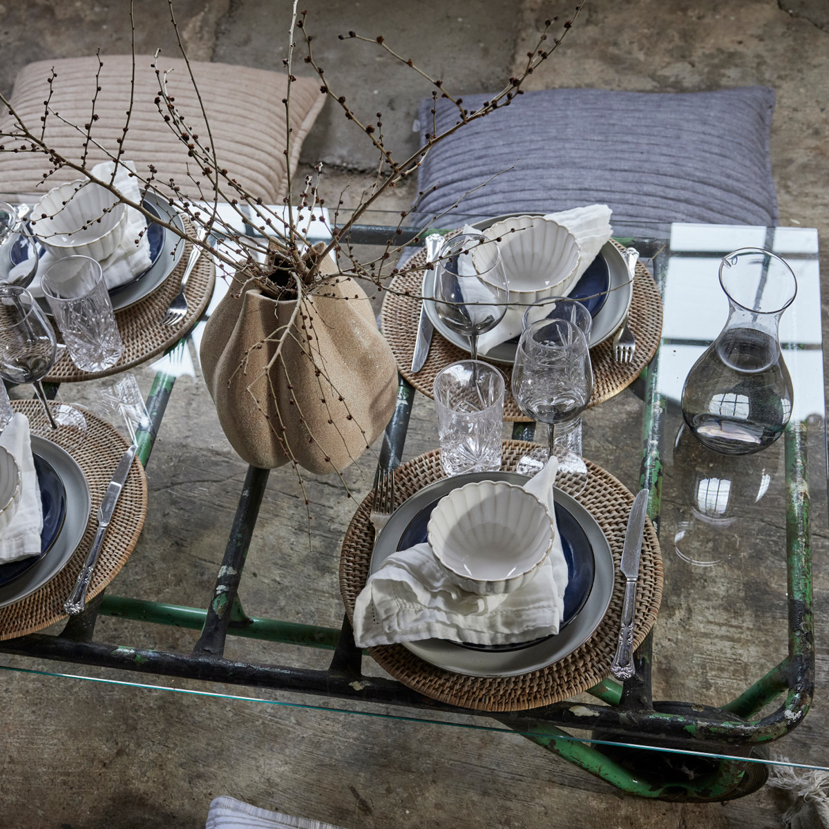 Lene Bjerre Valona Maljakko 30x27 cm Hiekka