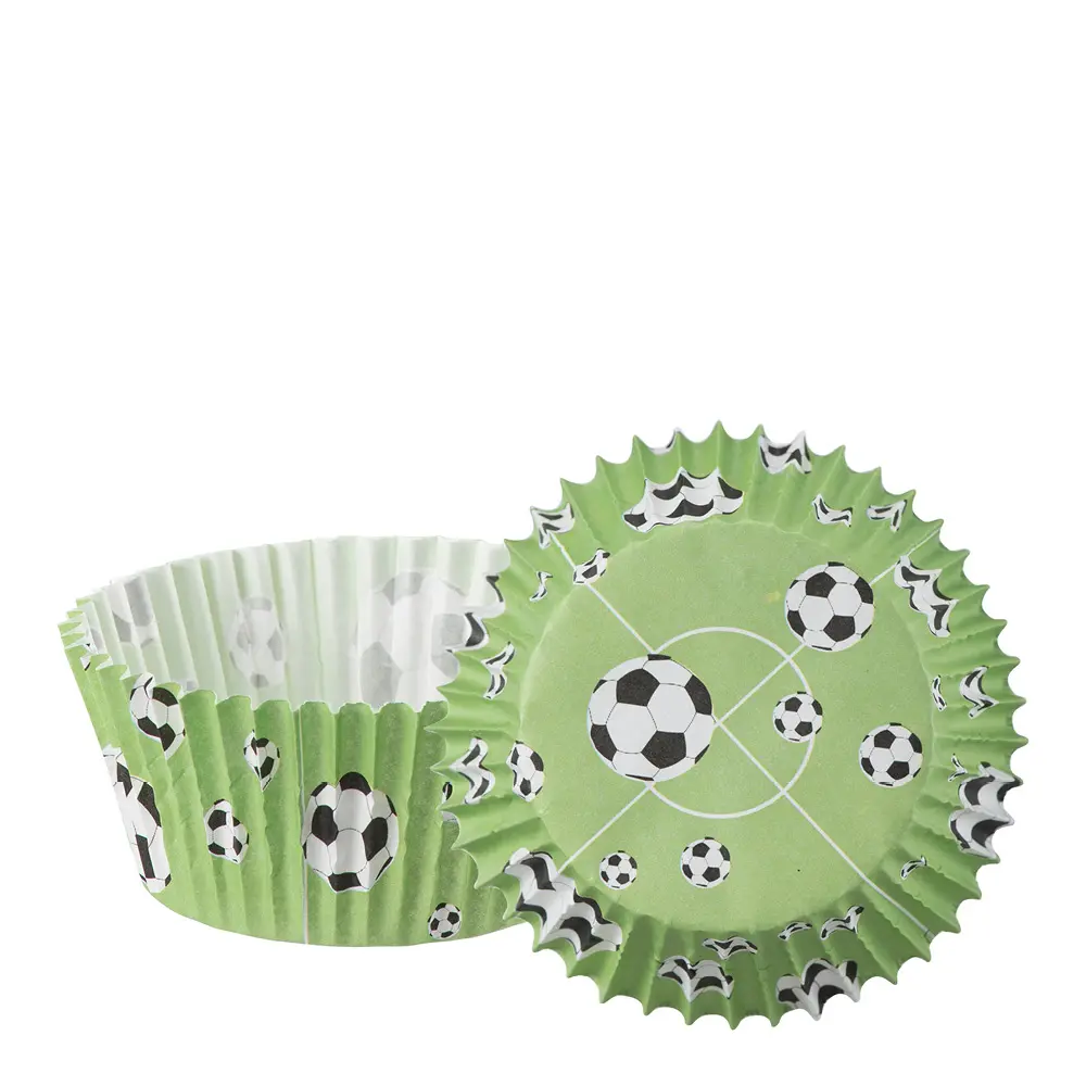 Chic kids Paperinen muffinivuoka 40 kpl Jalkapallo
