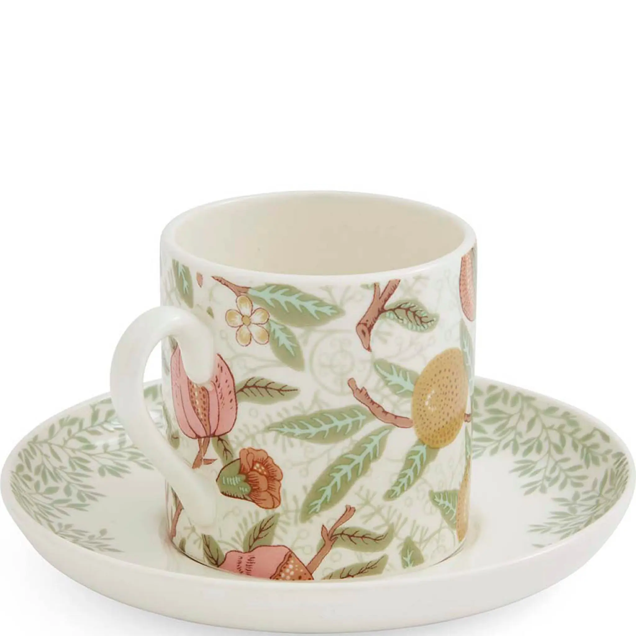 Spode Morris & Co espressokopp med skål 4 stk