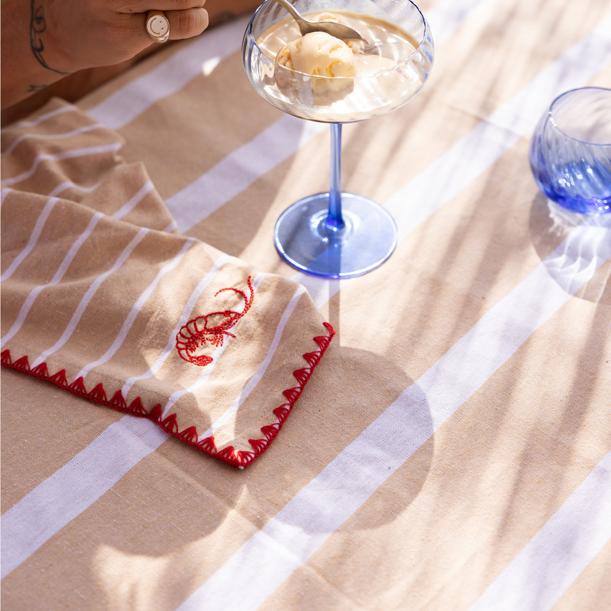 ByOn Bubba Lautasliina 45x45 cm 2 kpl Beige