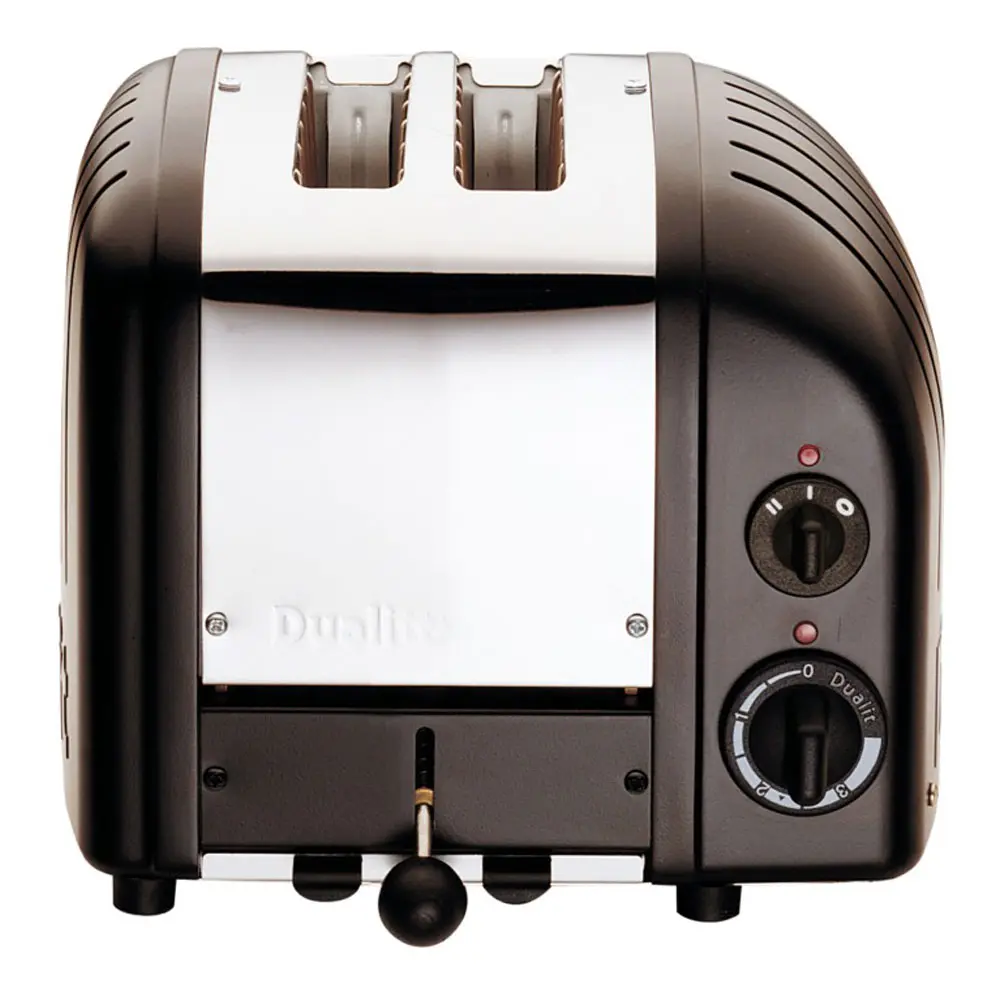 Classic Leivänpaahdin 2 viipaletta Matt Black