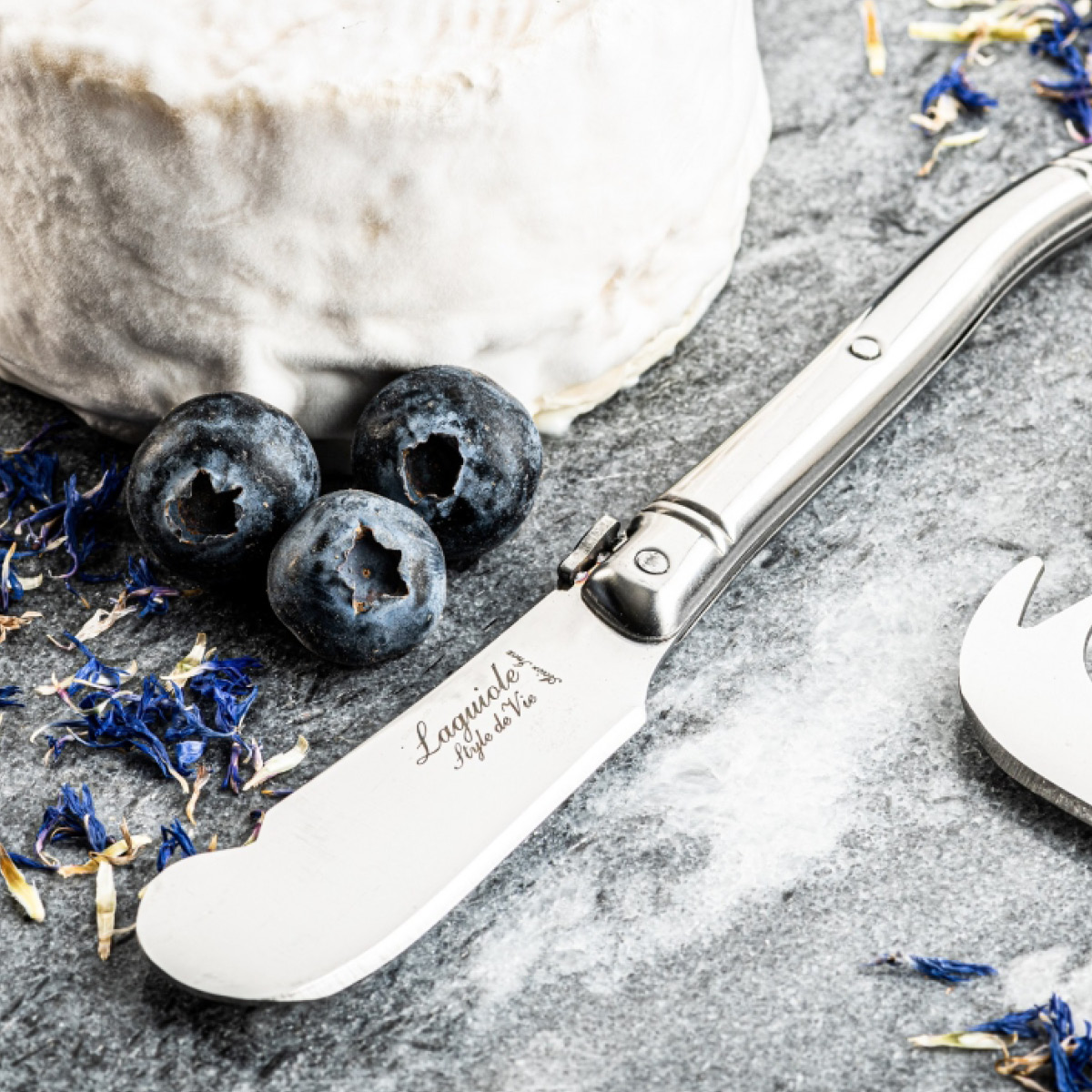 Laguiole Style de Vie Ostekniver 3 stk rustfritt stål