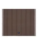 Randig bordstablett i bomull 40x50 cm brun/svart