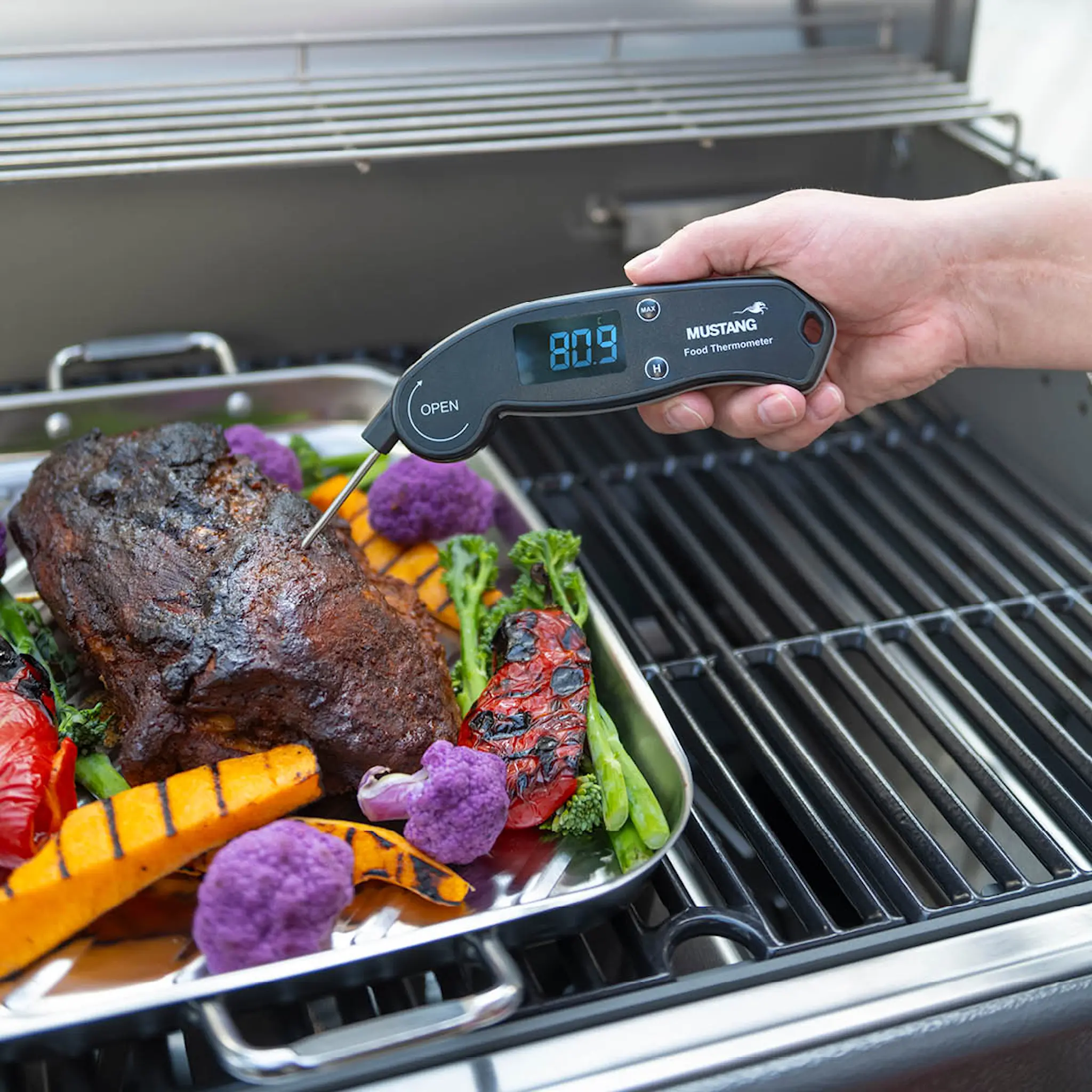 Mustang Digitalt termometer -40° til +300°C