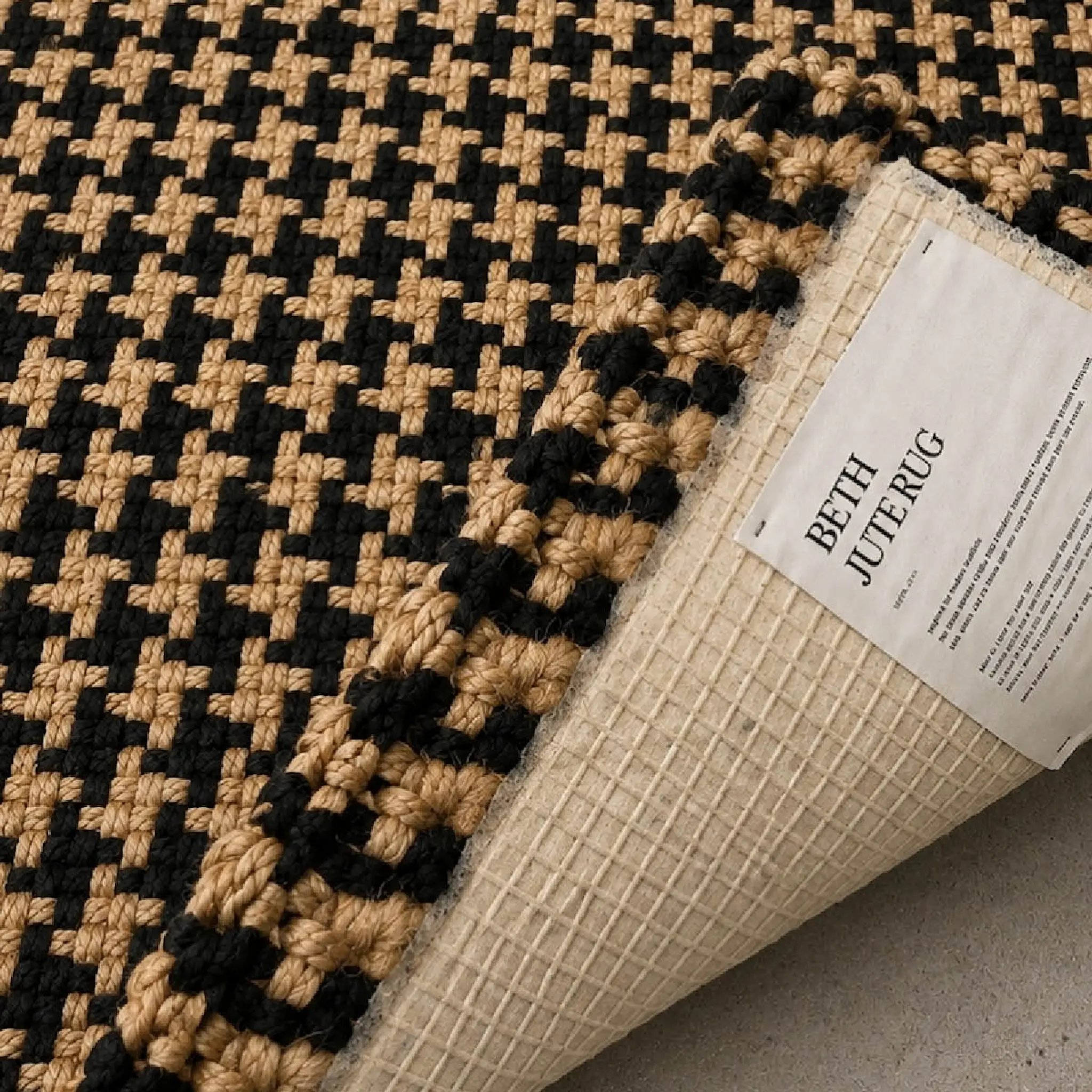Deco Nord Beth dörrmatta 60x90 cm Black beauty