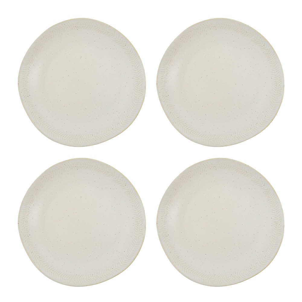 House Doctor Serve middagstallerken 26,5 cm 4 stk off-white