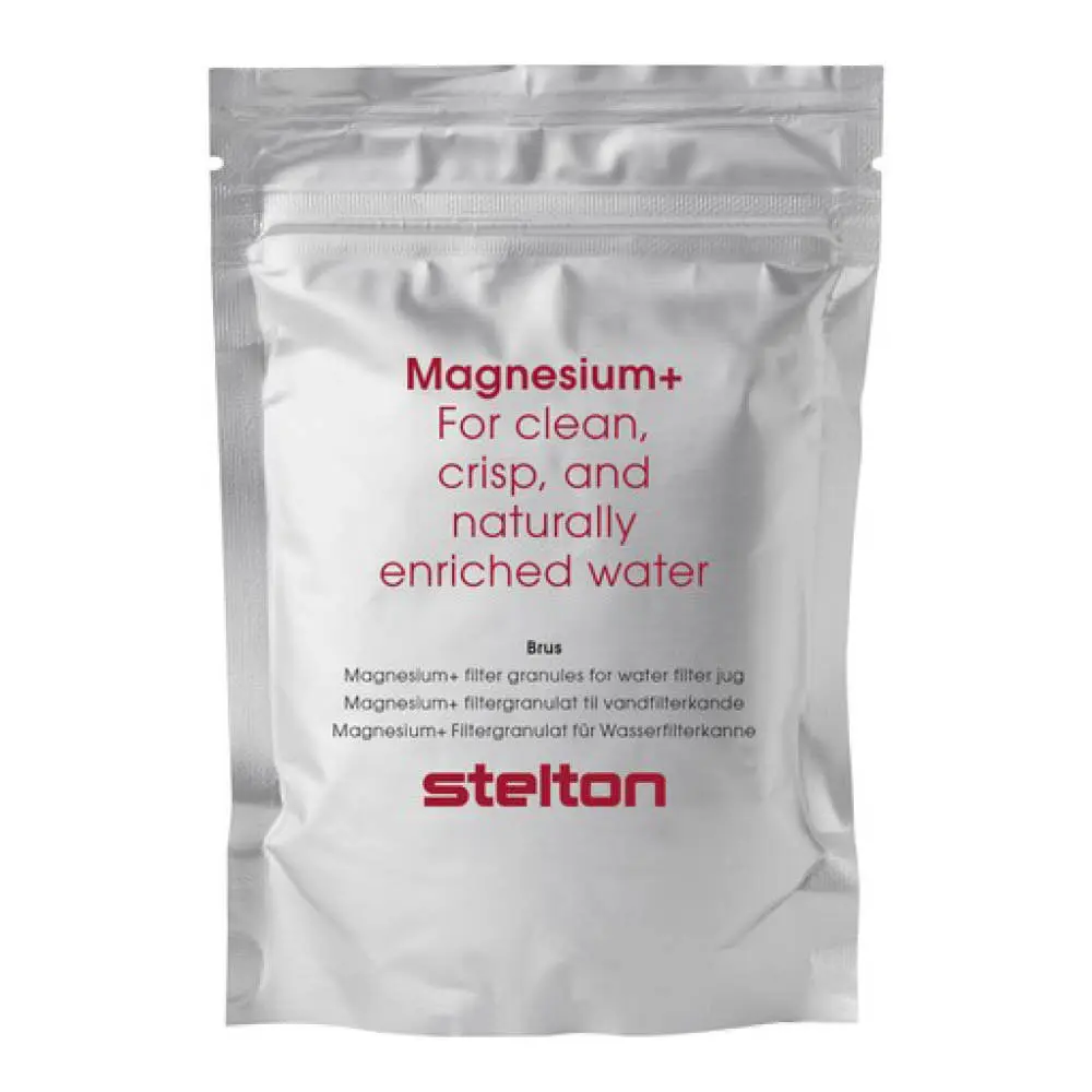 Brus magnesium+ filtergranulat 3 stk svart/hvit