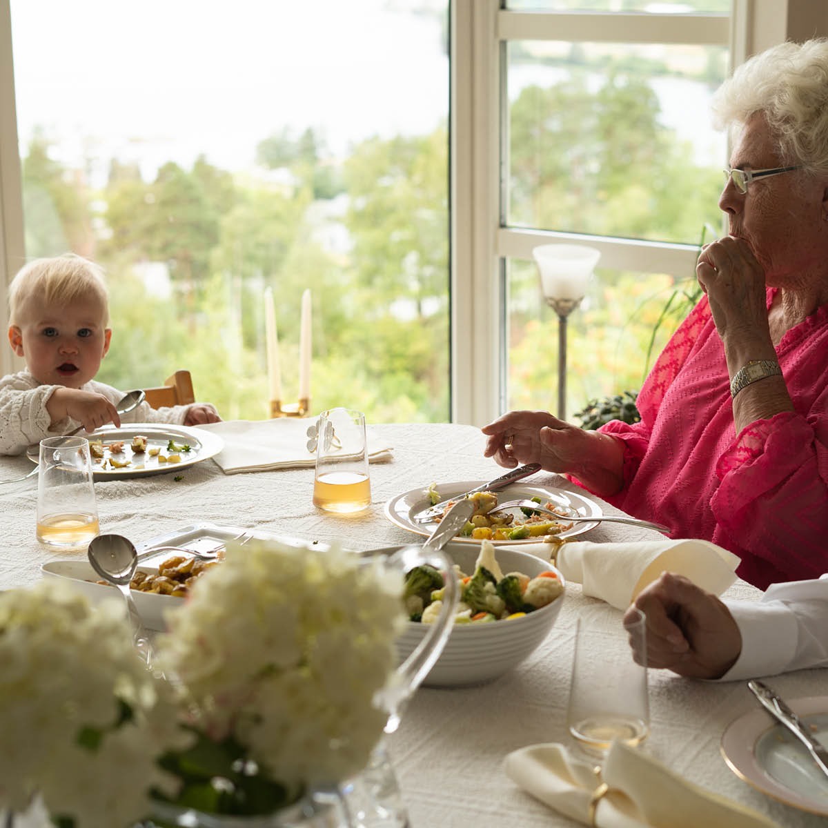 Hardanger bestikk Sanna serveringssett 5 deler