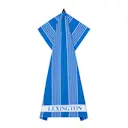 Kökshandduk 70x50 cm frotté rutig blå/vit