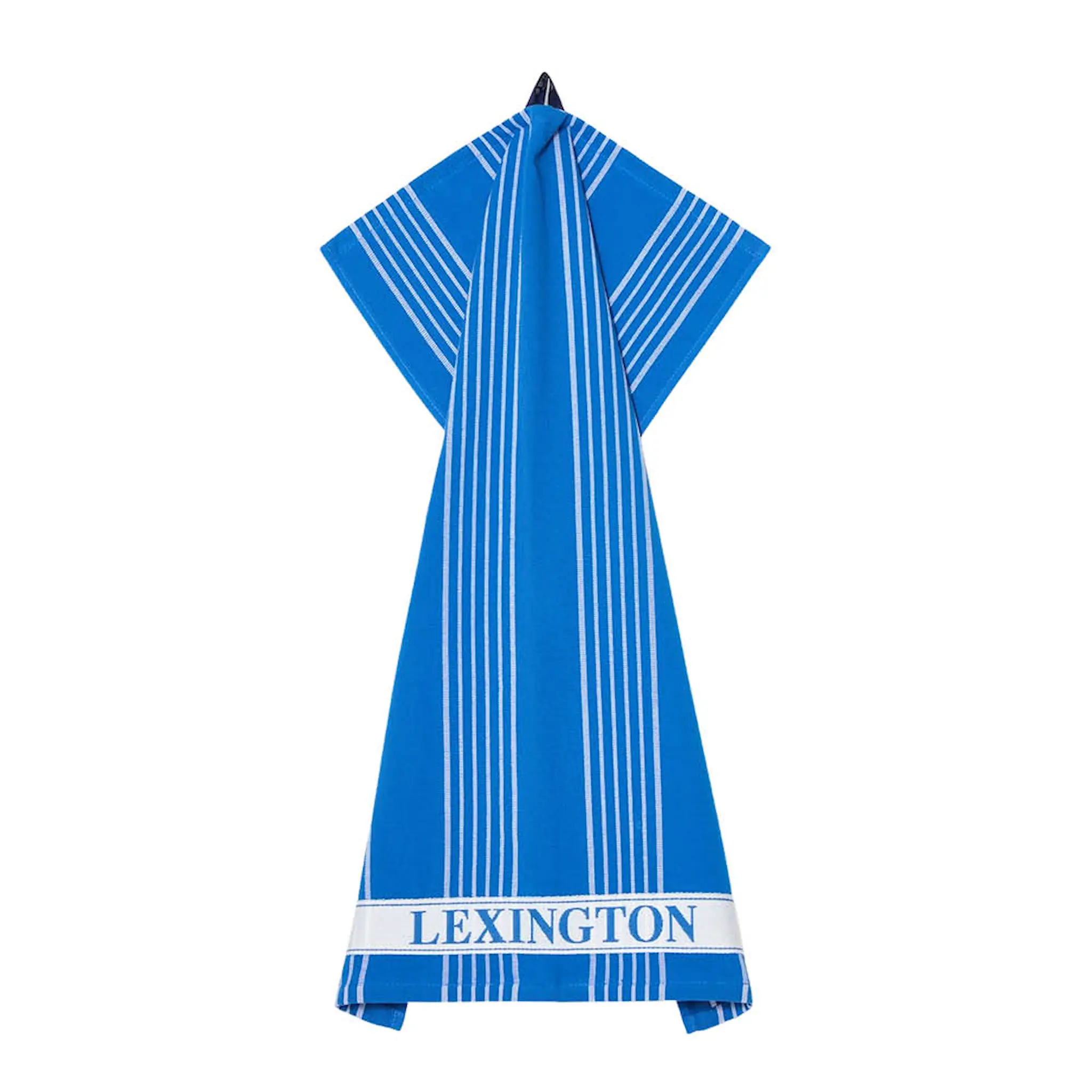 Lexington Kökshandduk 70x50 cm frotté rutig blå/vit