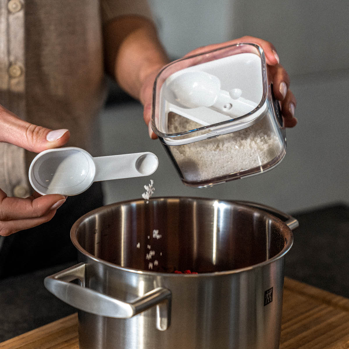 Zwilling Fresh & Save Cube Mittalusikka S 9x9 cm Valkoinen