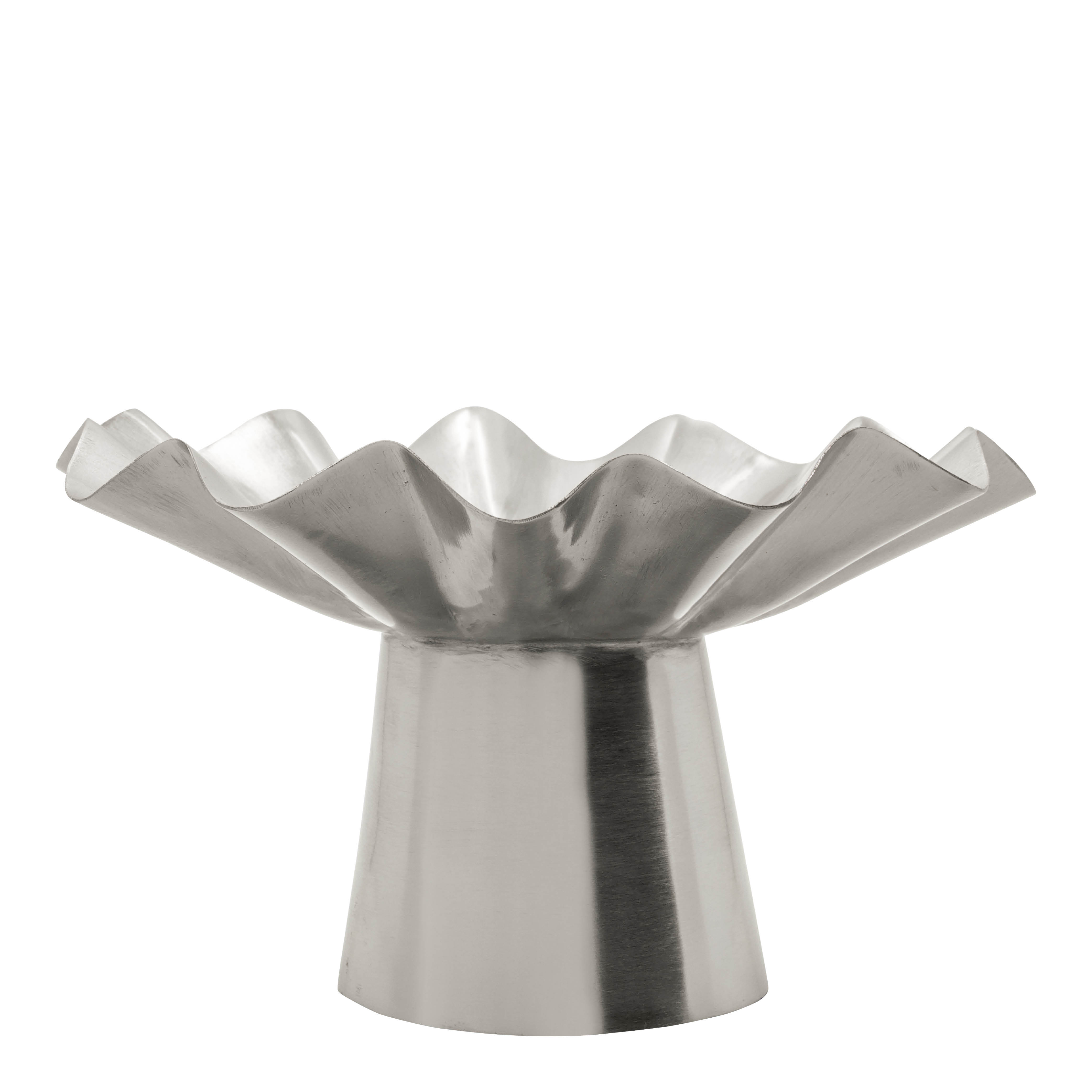 House Doctor Flood fat på fot 22 cm silverfinish