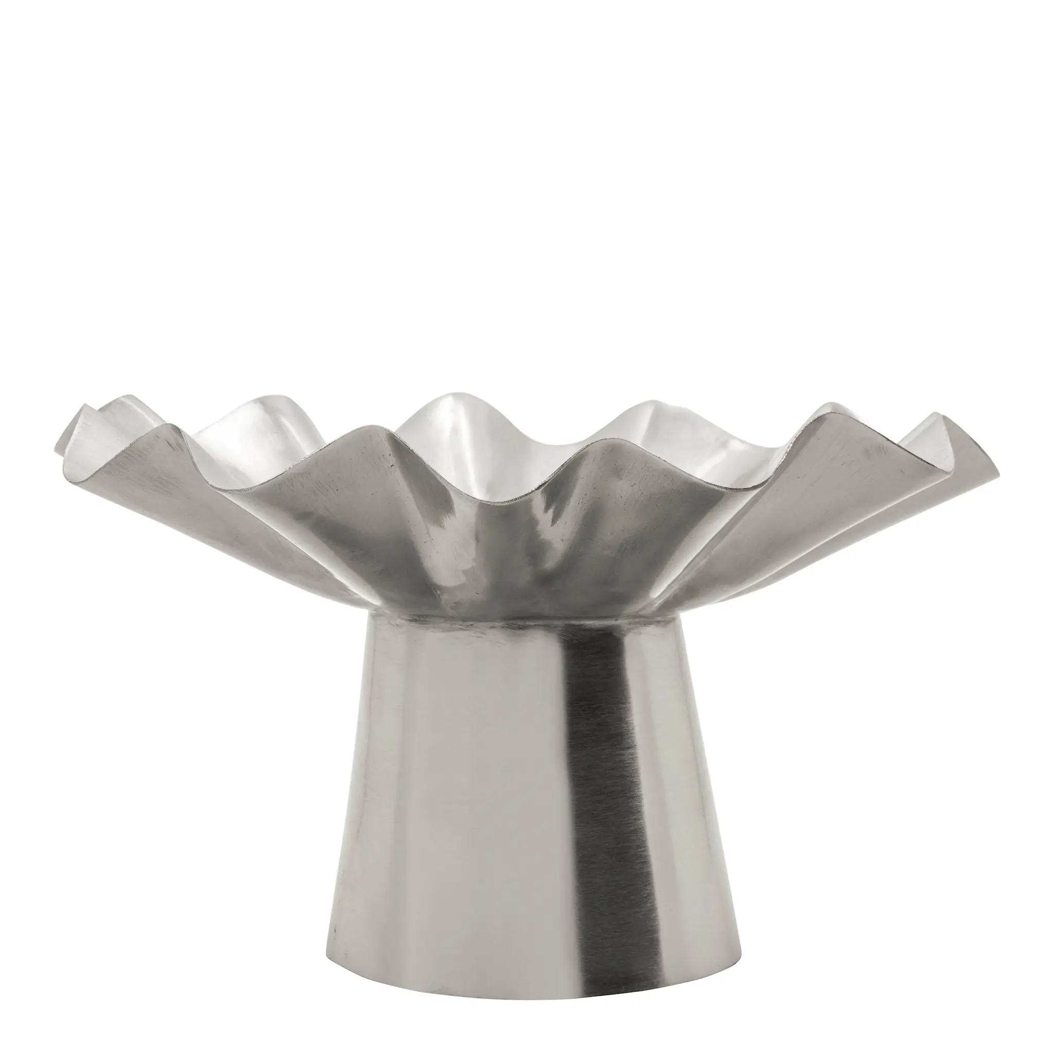 House Doctor Flood fat på fot 22 cm silverfinish